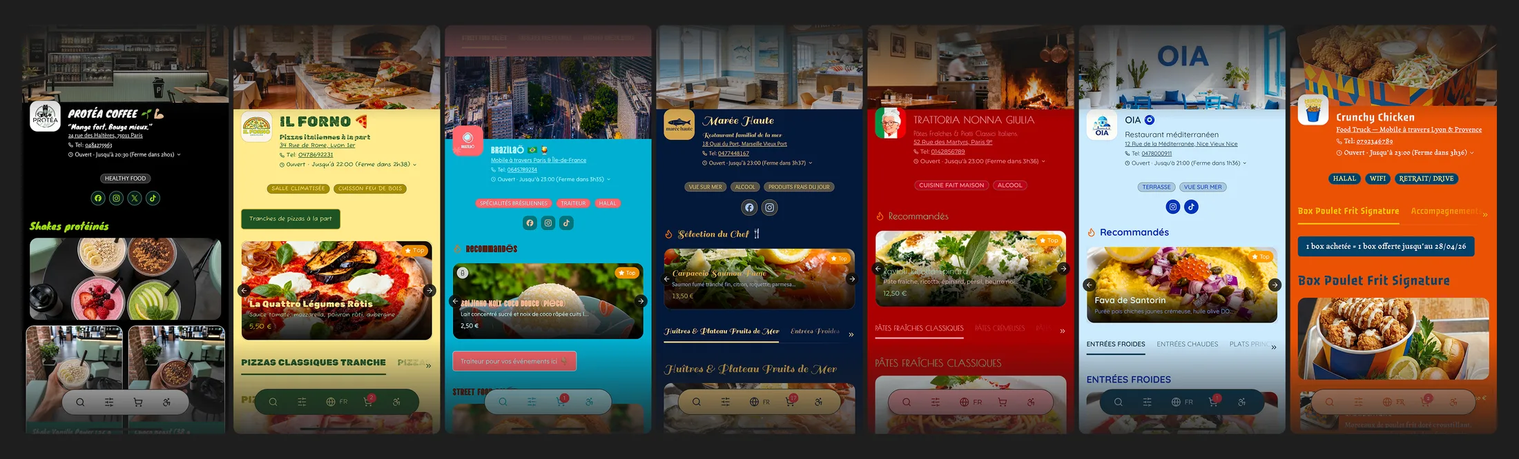 Mode d'affichage classique du menu Menyu