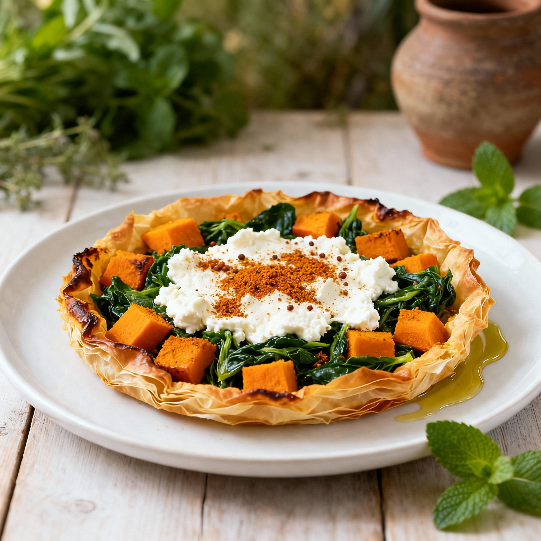 Tarte aux légumes berbère
