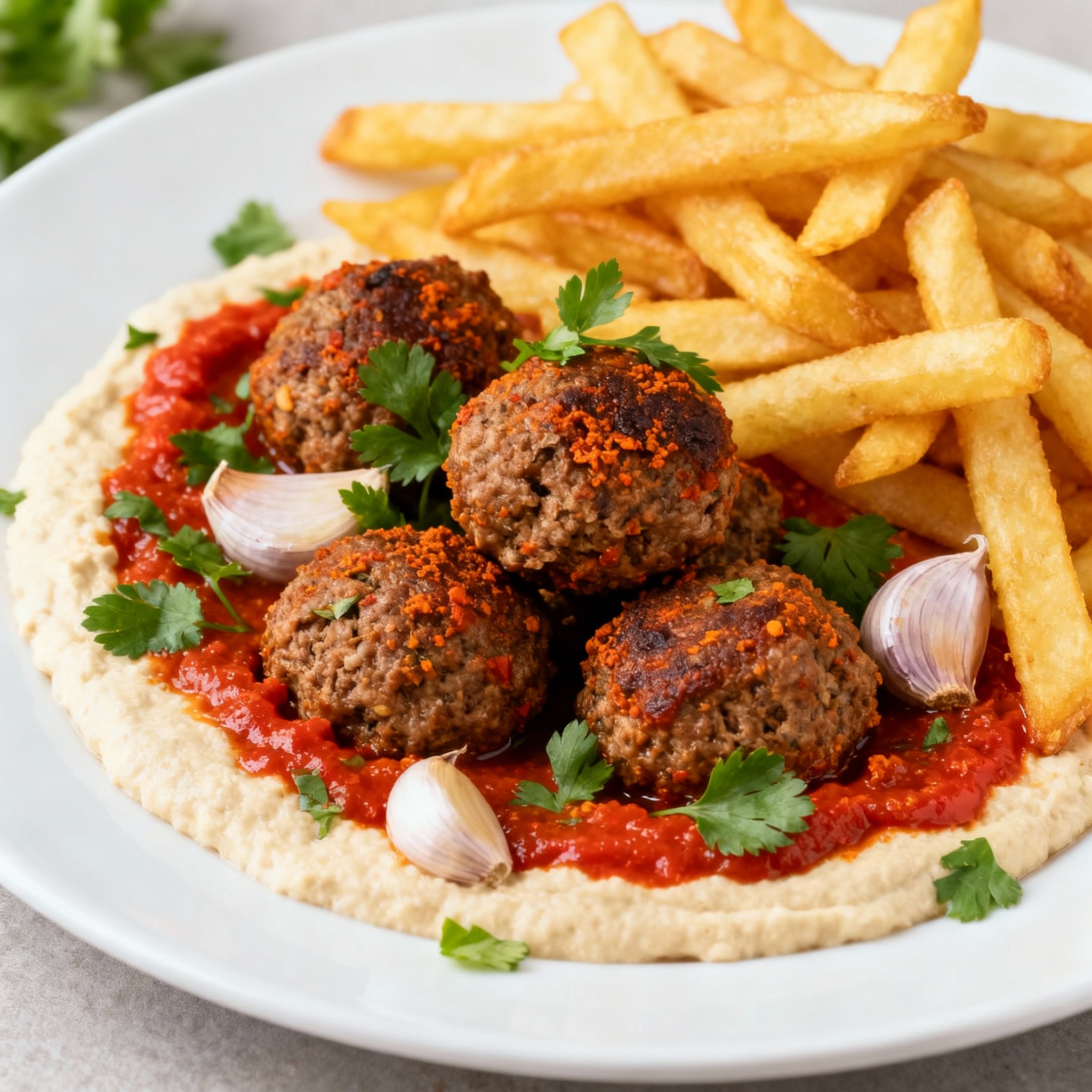 Kefta frite aux épices