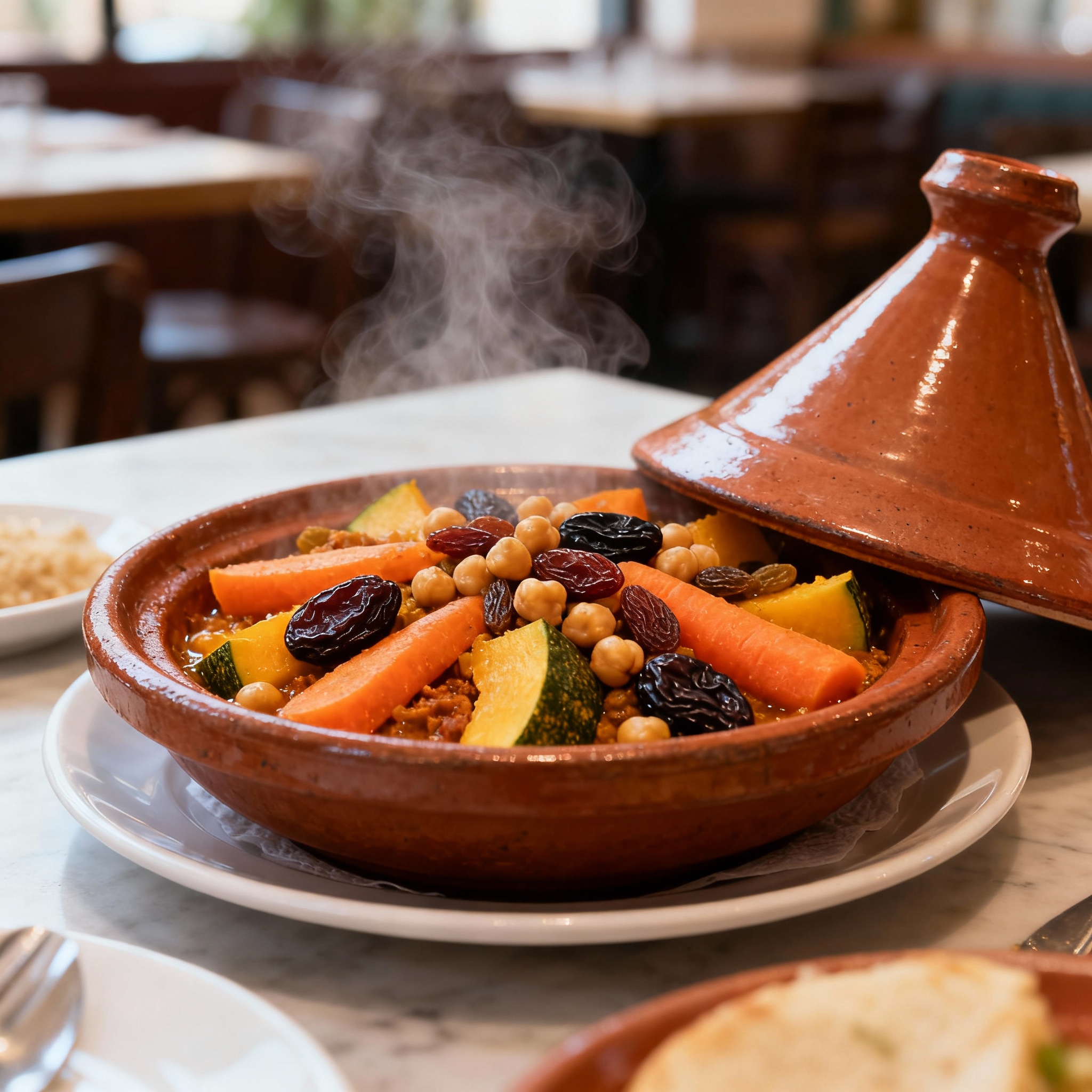 Tajine légumes fruits secs