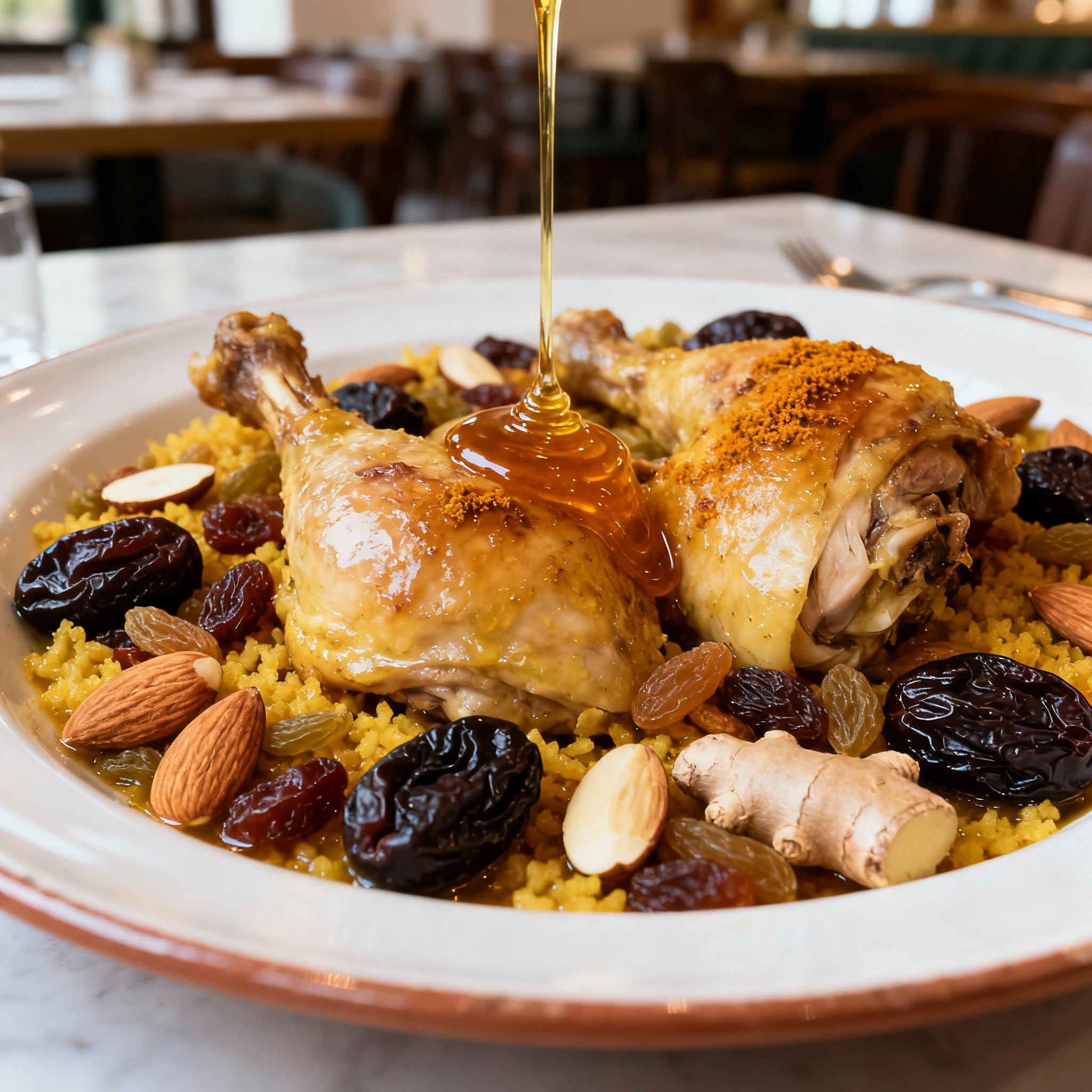 Tafarin poulet fruits secs