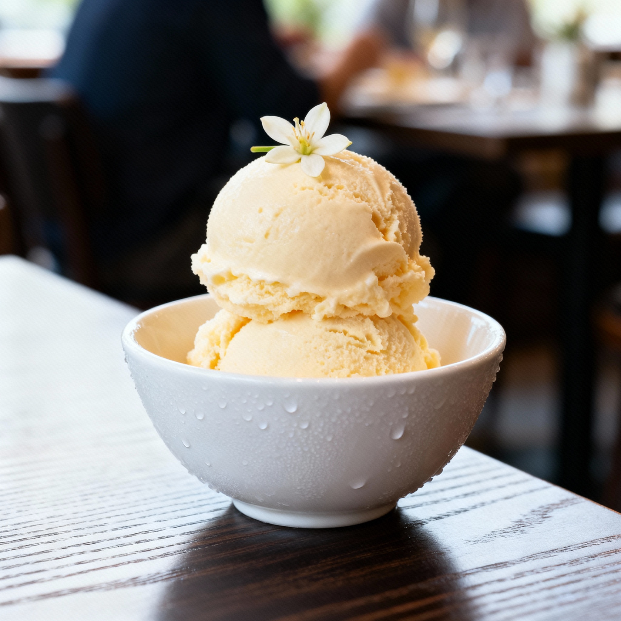 Glace fleur d'oranger