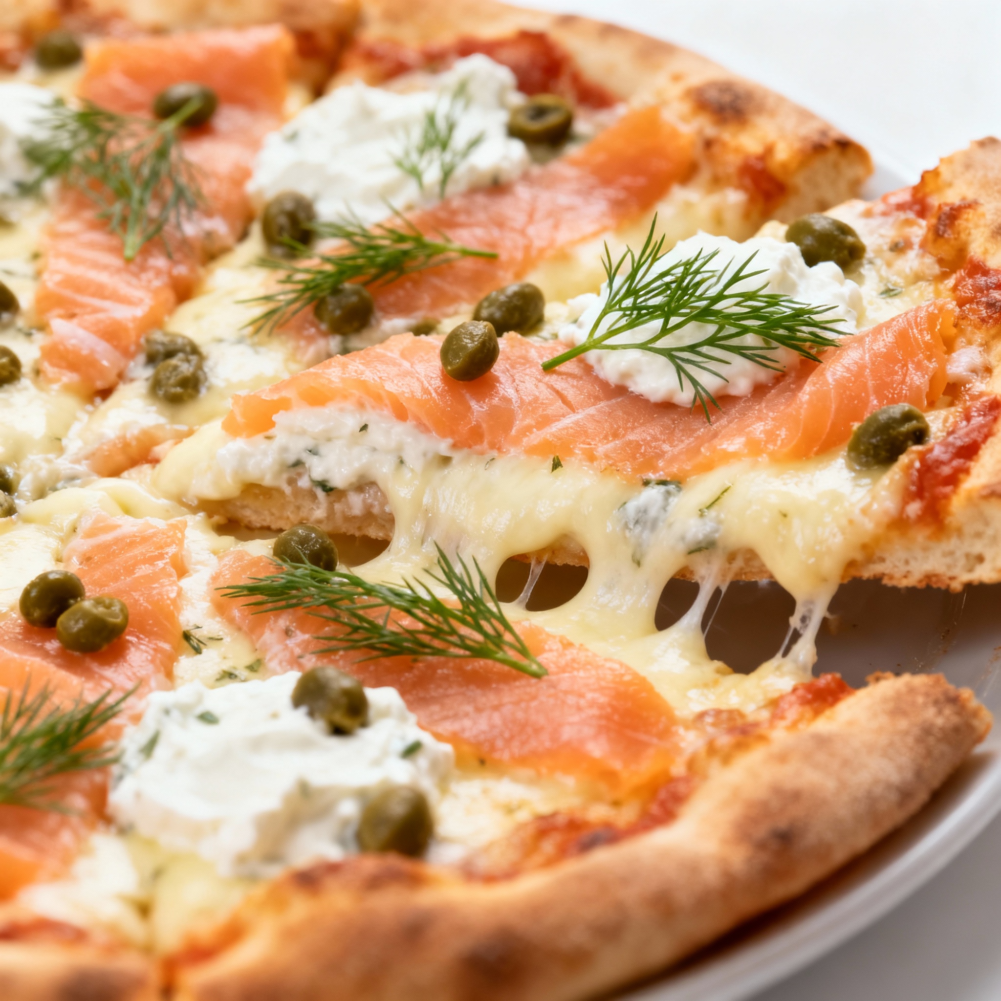 Pizza Saumon Fumé & Crème