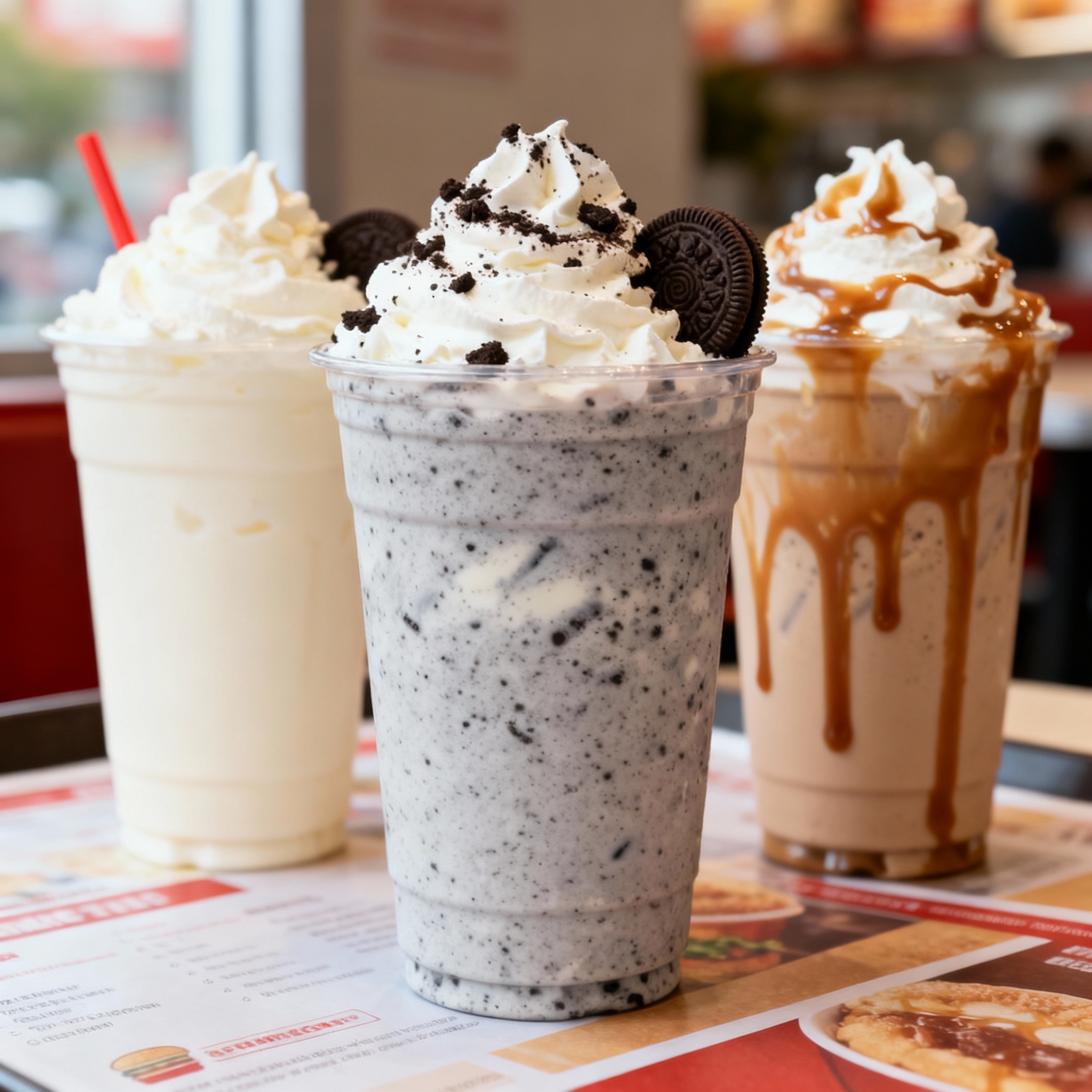 Milkshake Vanille / Oreo / Caramel