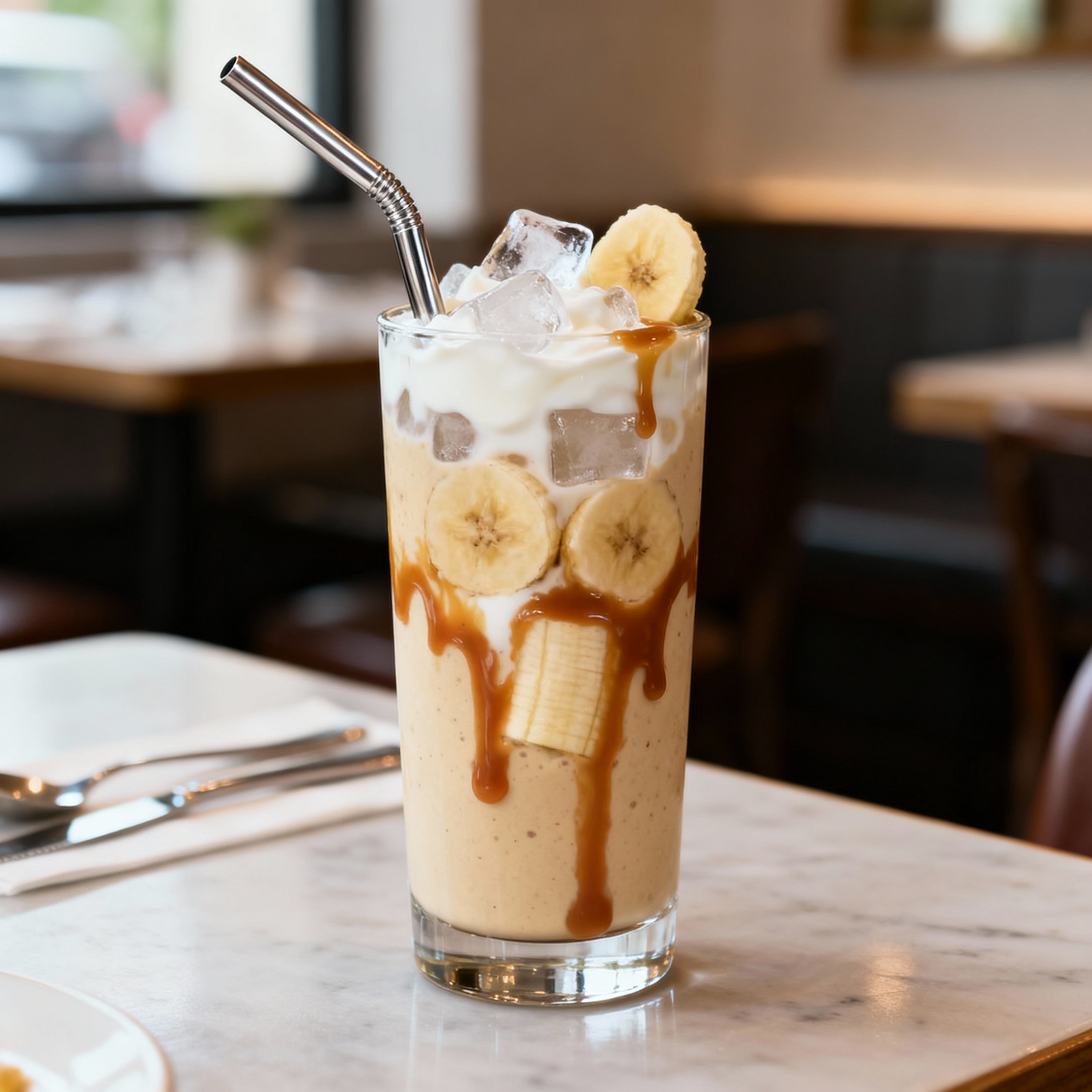 Smoothie Banane Caramel