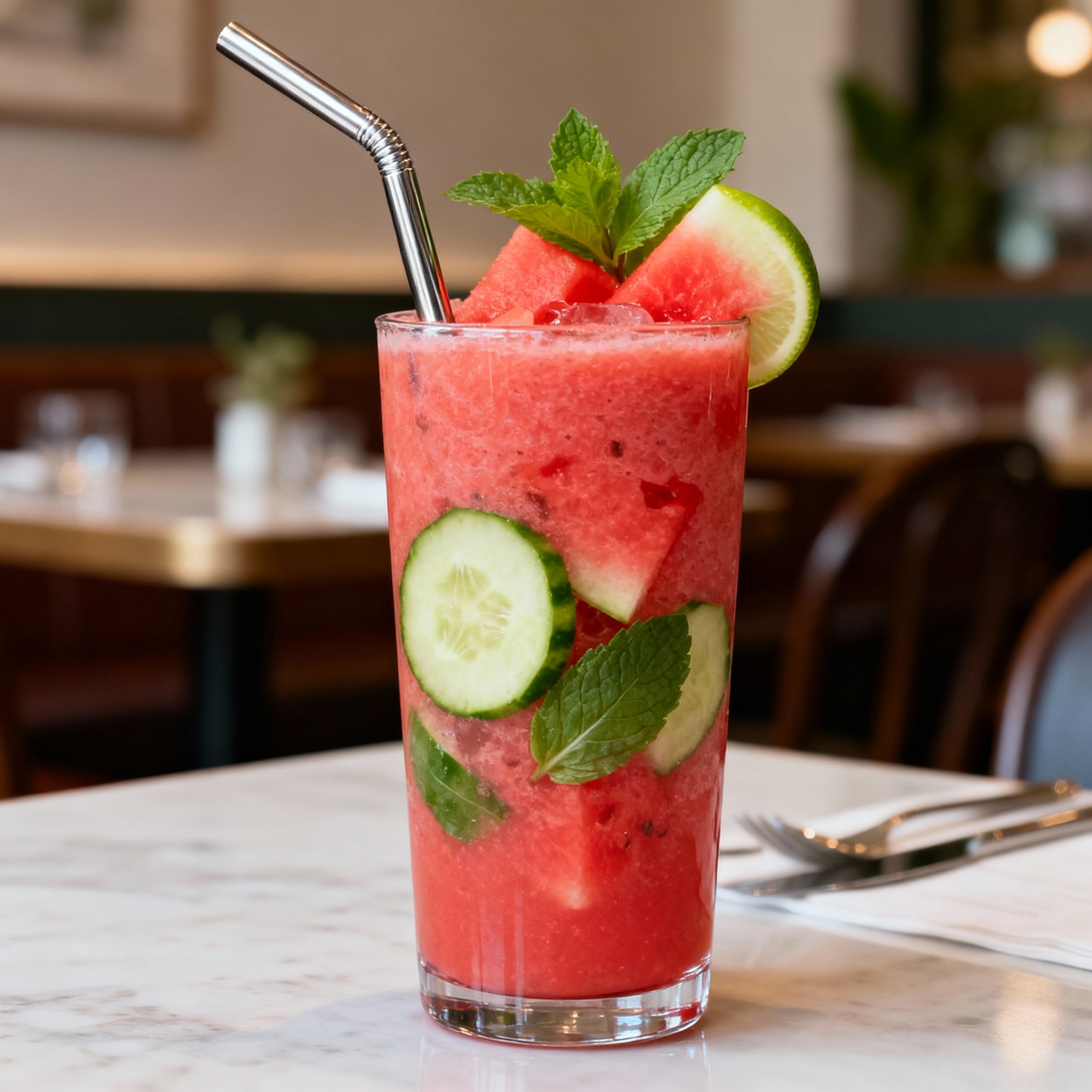 Smoothie Concombre Pastèque