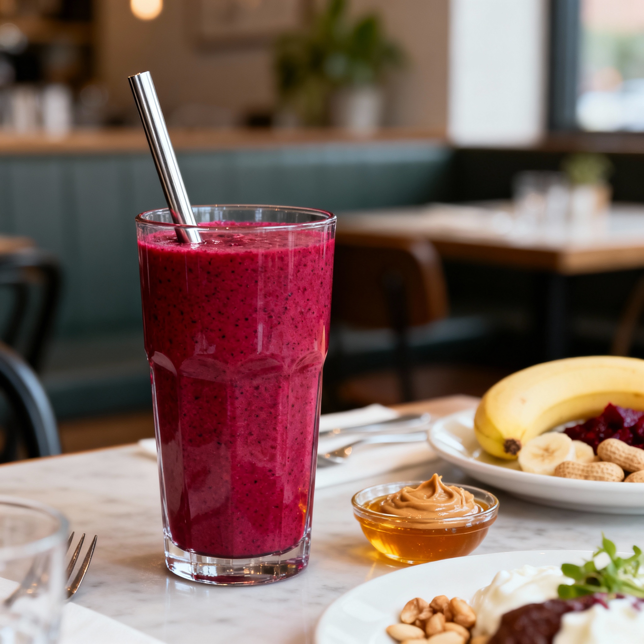 Smoothie Betterave Cacahuète