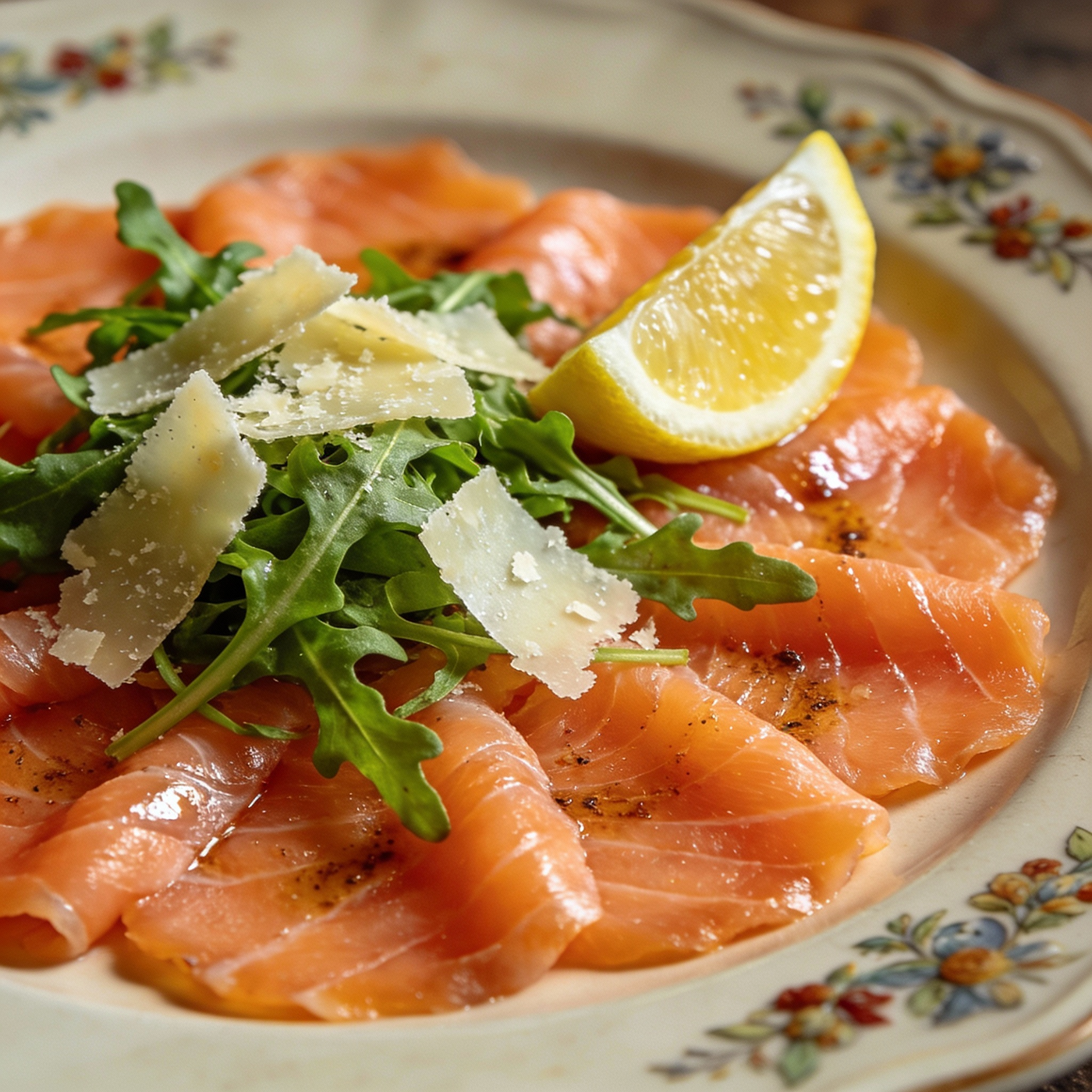 Carpaccio Saumon Fumé