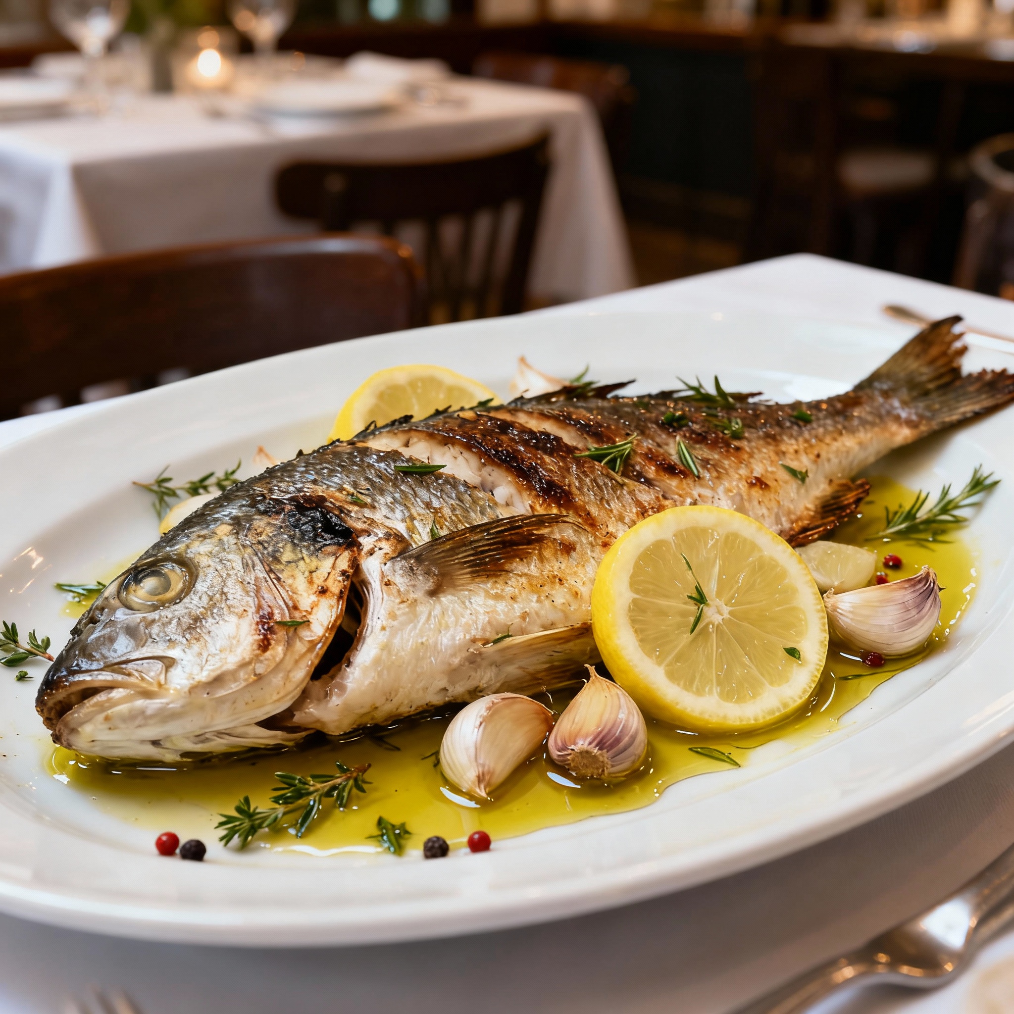 Branzino Entier Rôti