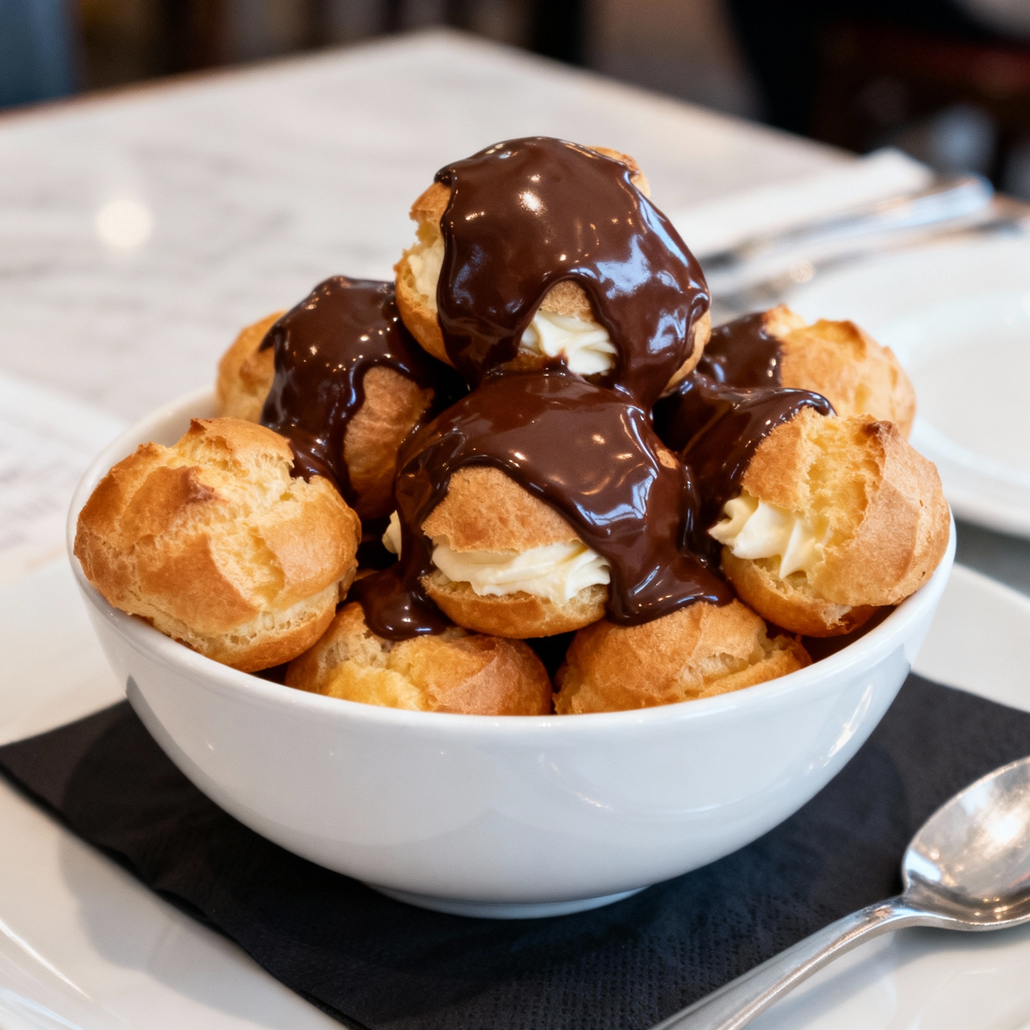 Profiteroles Chocolat