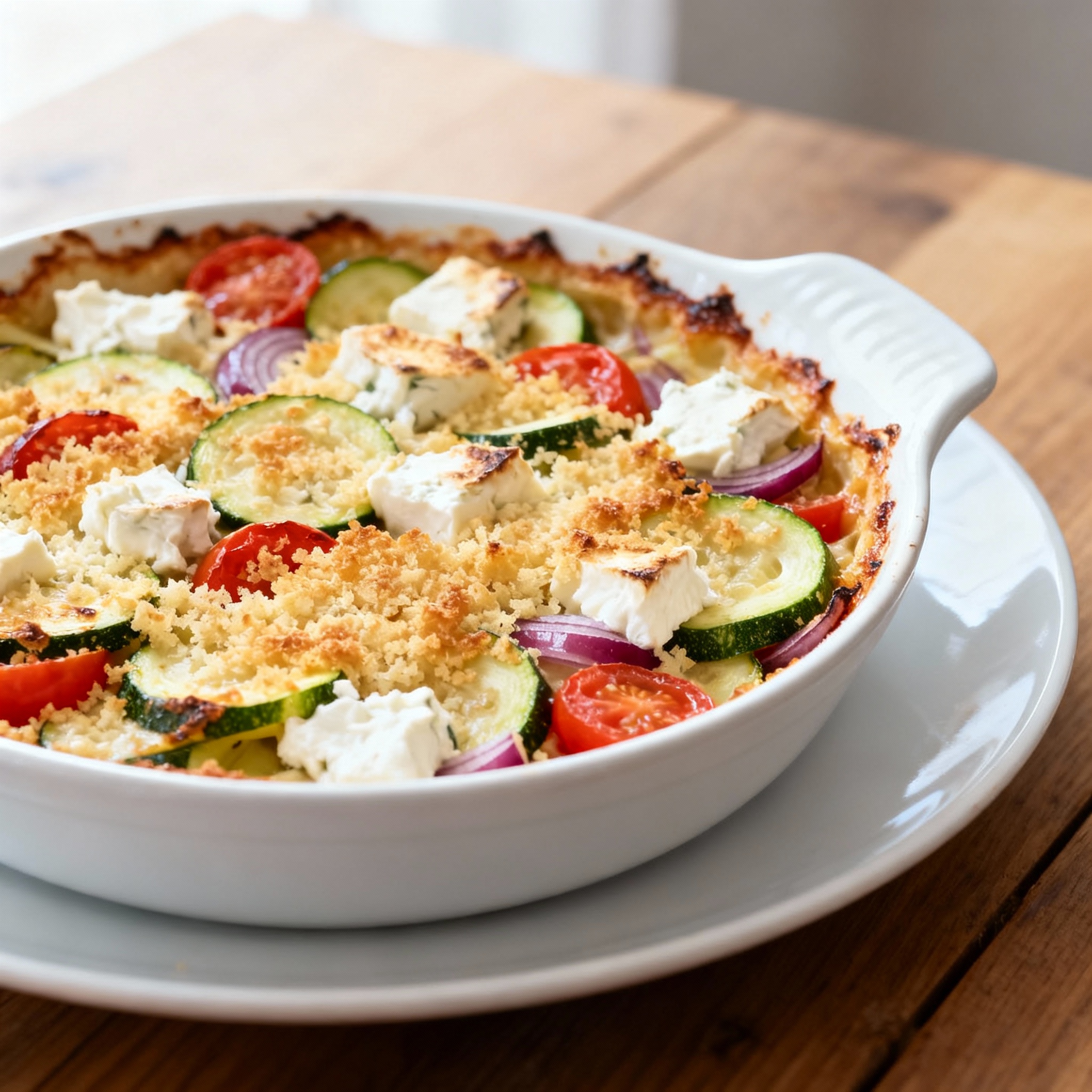 Gratin de Chèvre & Légumes