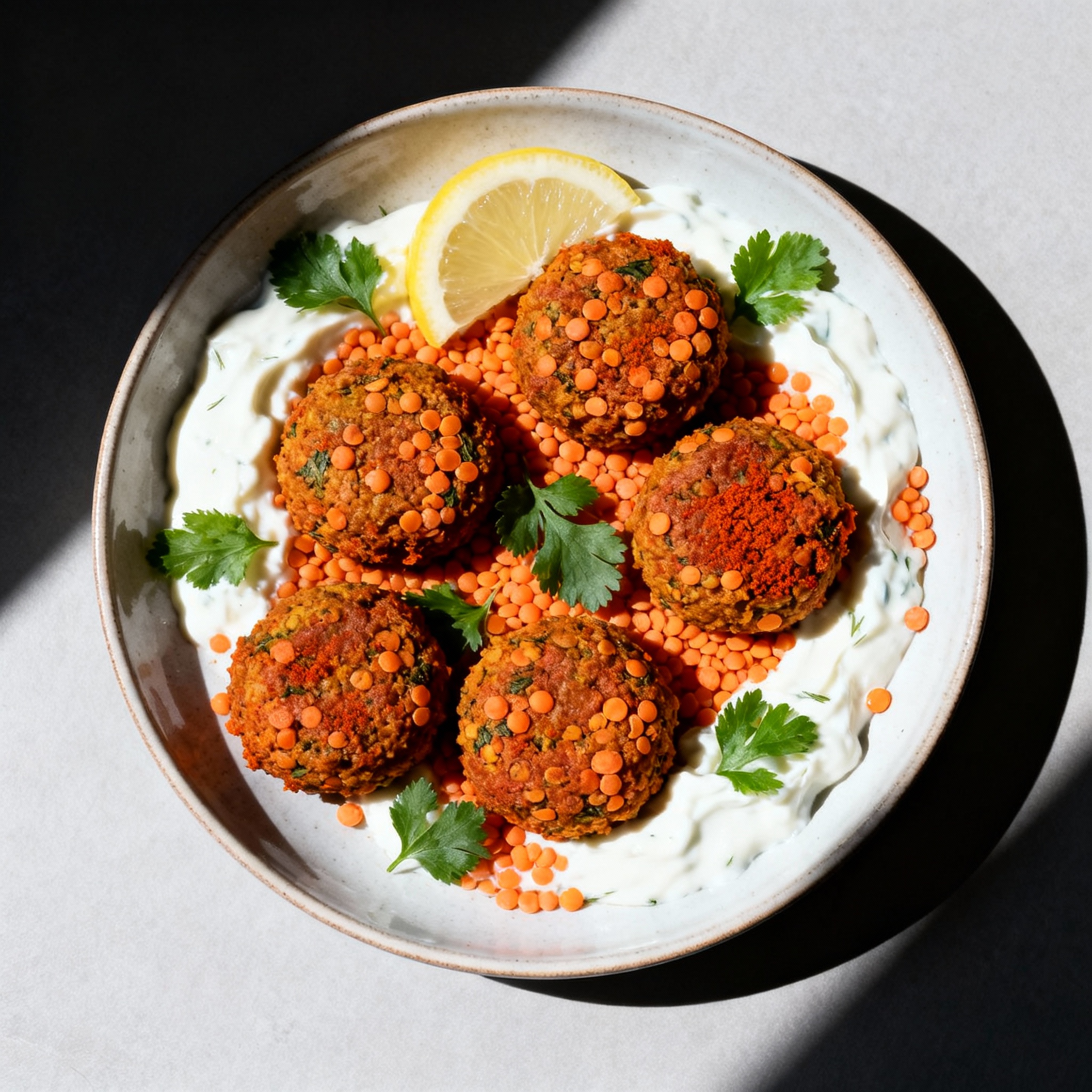 Falafels de Lentilles Corail