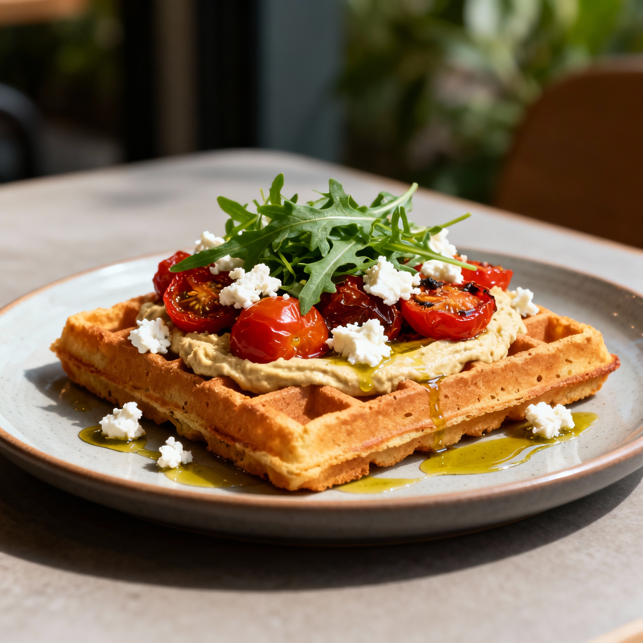 Gaufre Salée Méditerranéenne