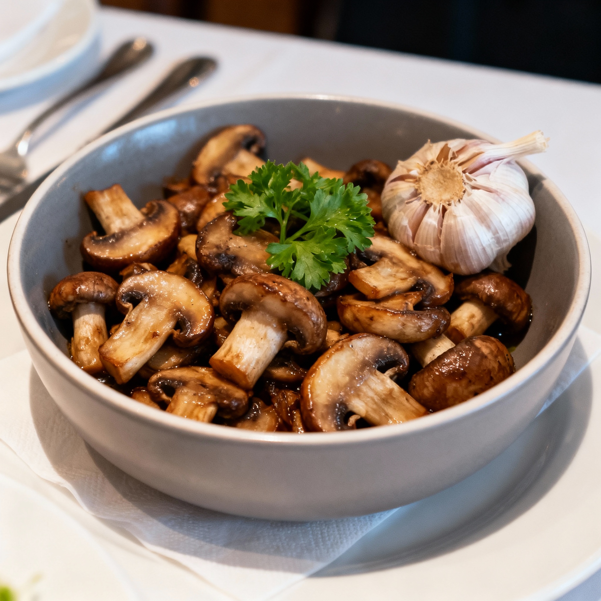 Champignons Poêlés