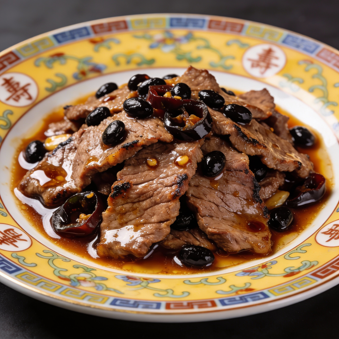 Boeuf Poivrons Noirs