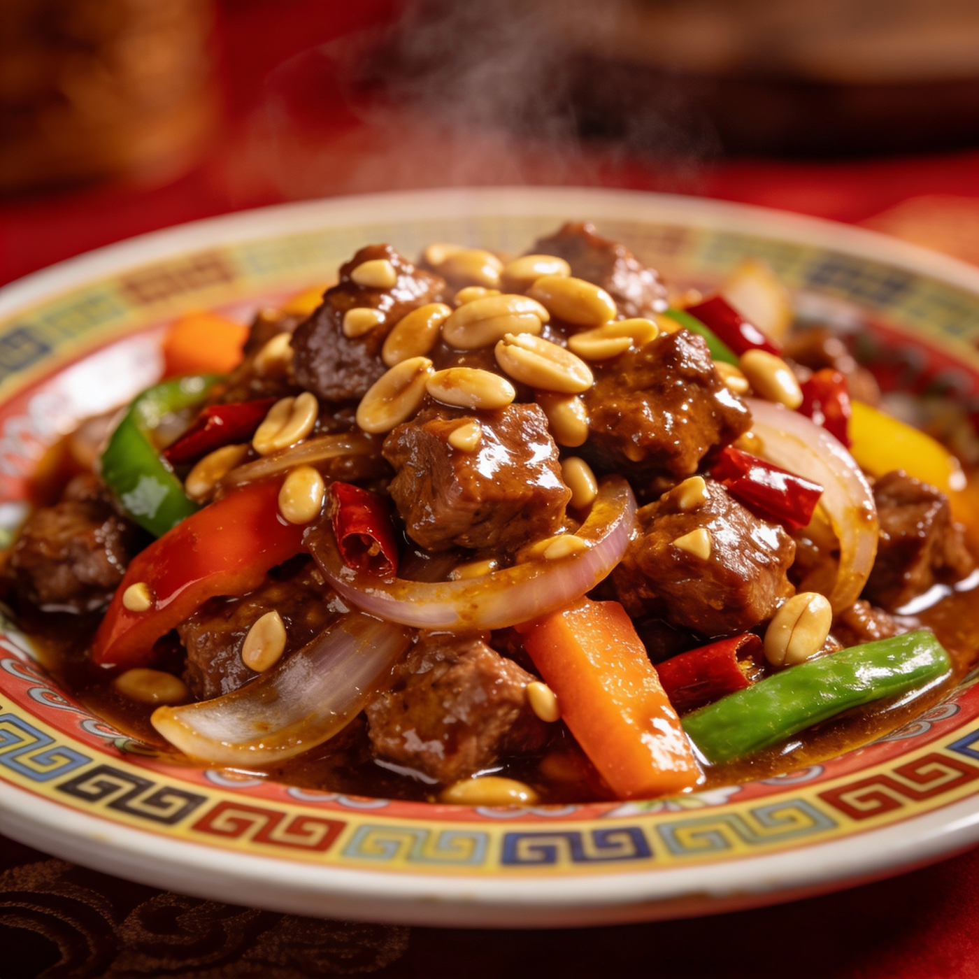 Boeuf Cacahuète Piquante