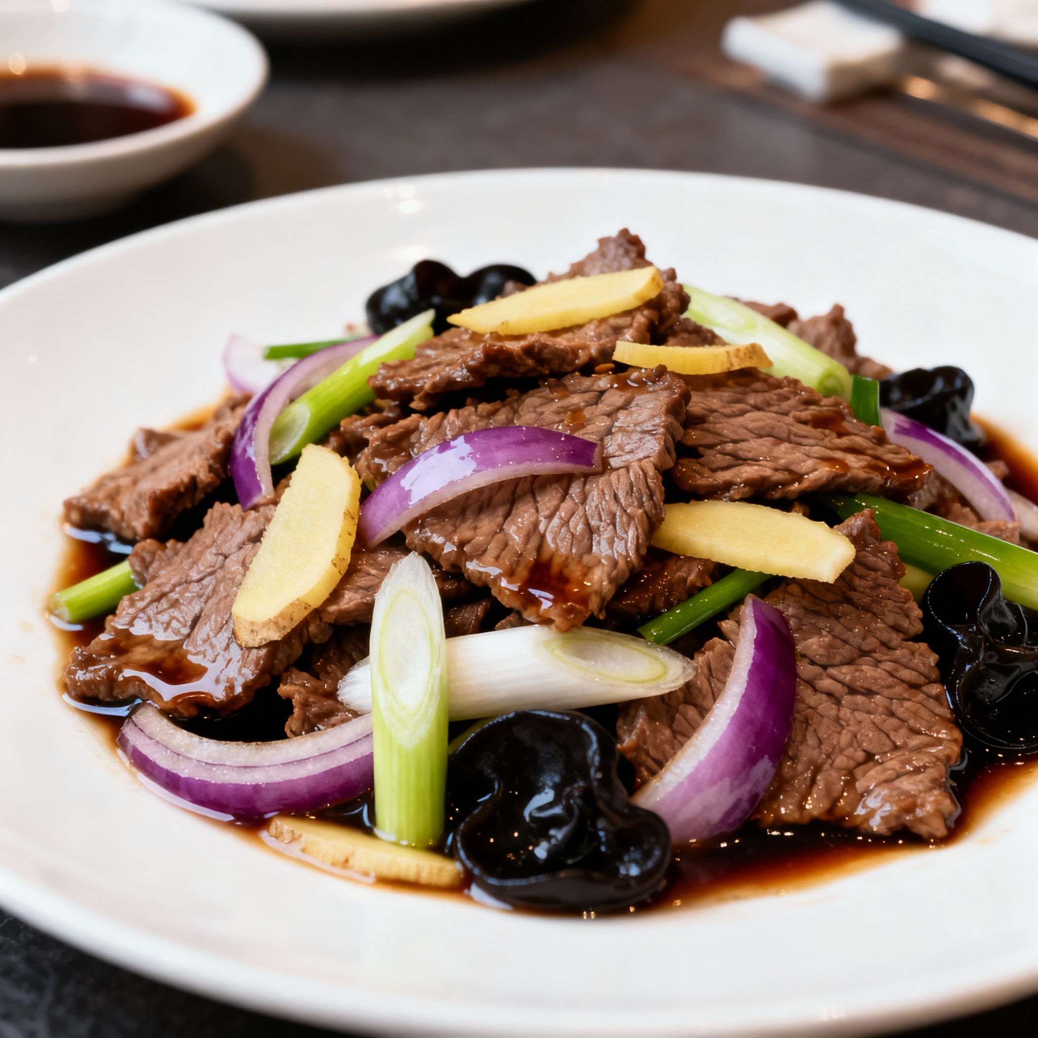 Boeuf Sauce Gingembre-Vinaigre