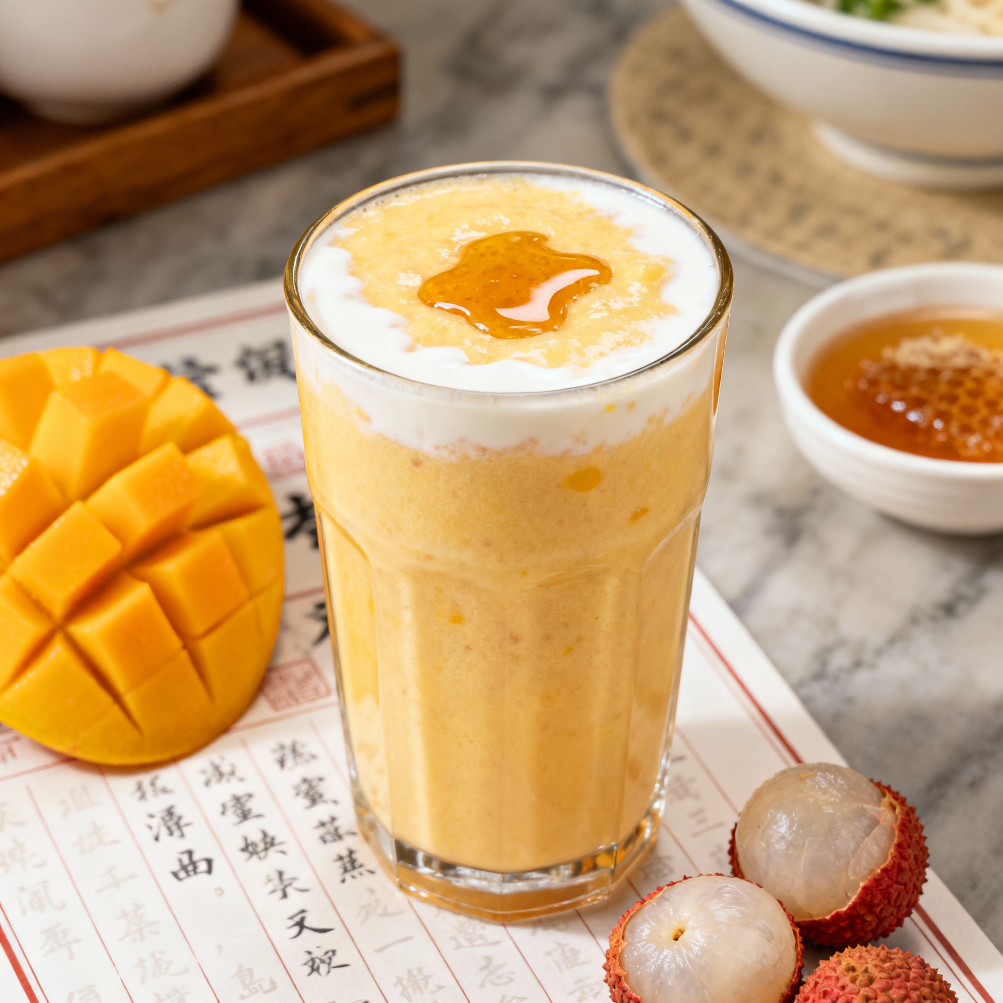 Smoothie Mangue Litchi
