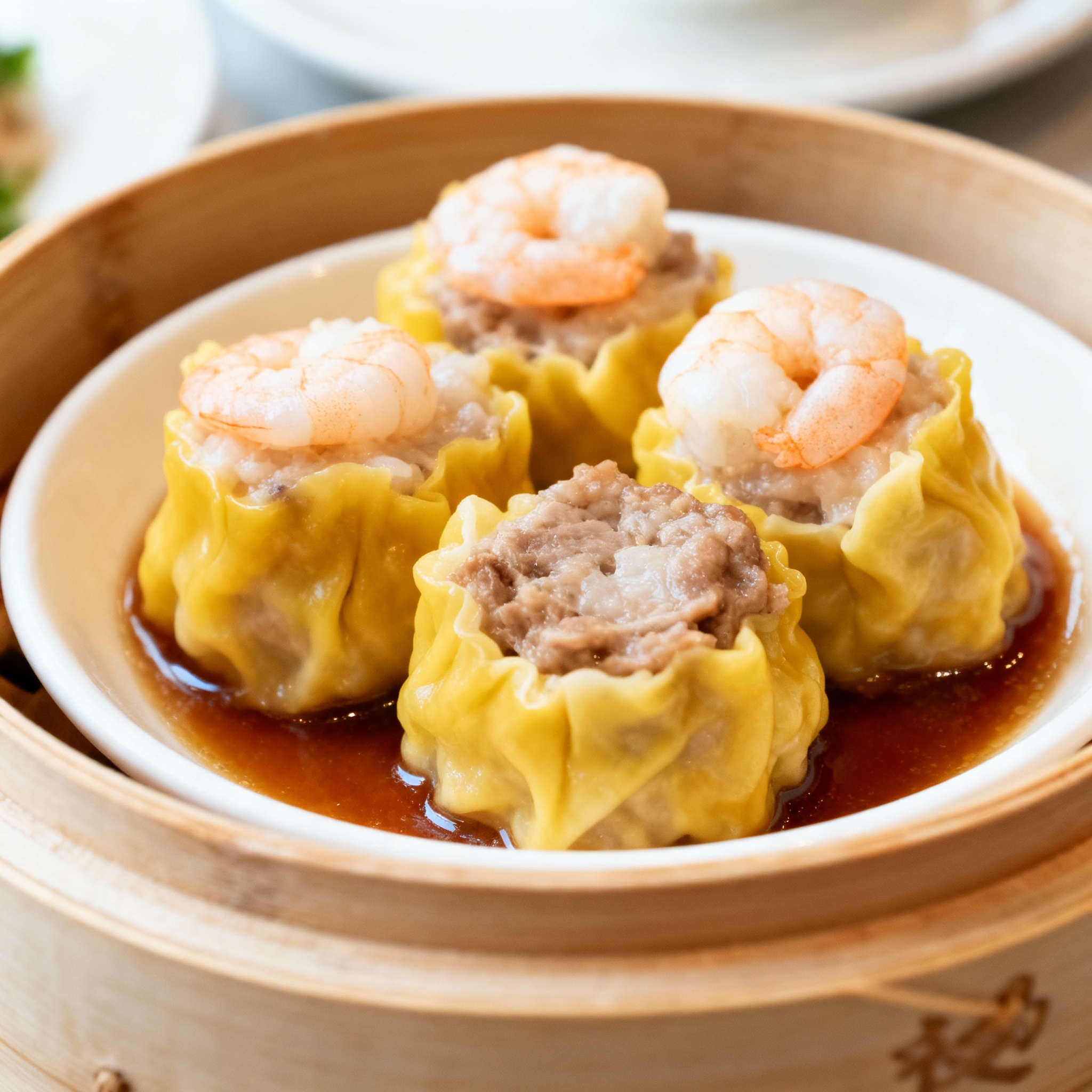 Har Gow / Siumai (dim Sum crevettes et porc)