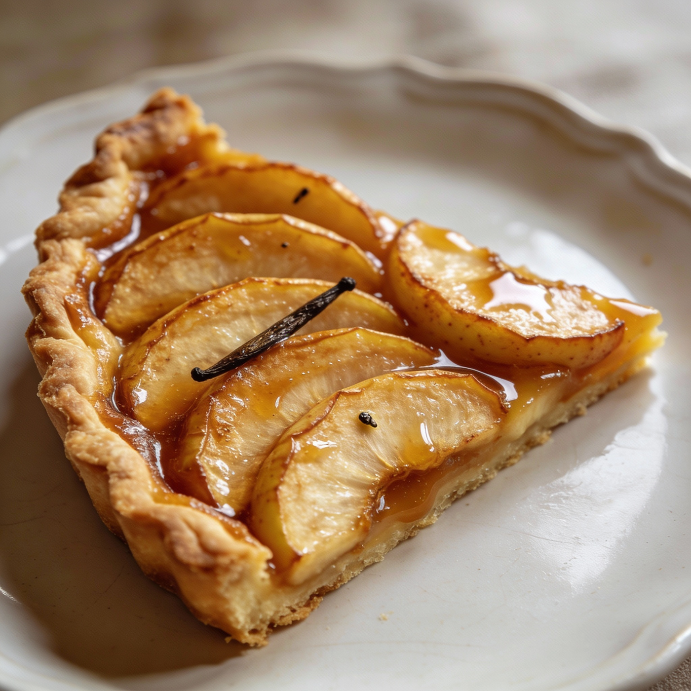 Tarte aux Pommes Caramélisées