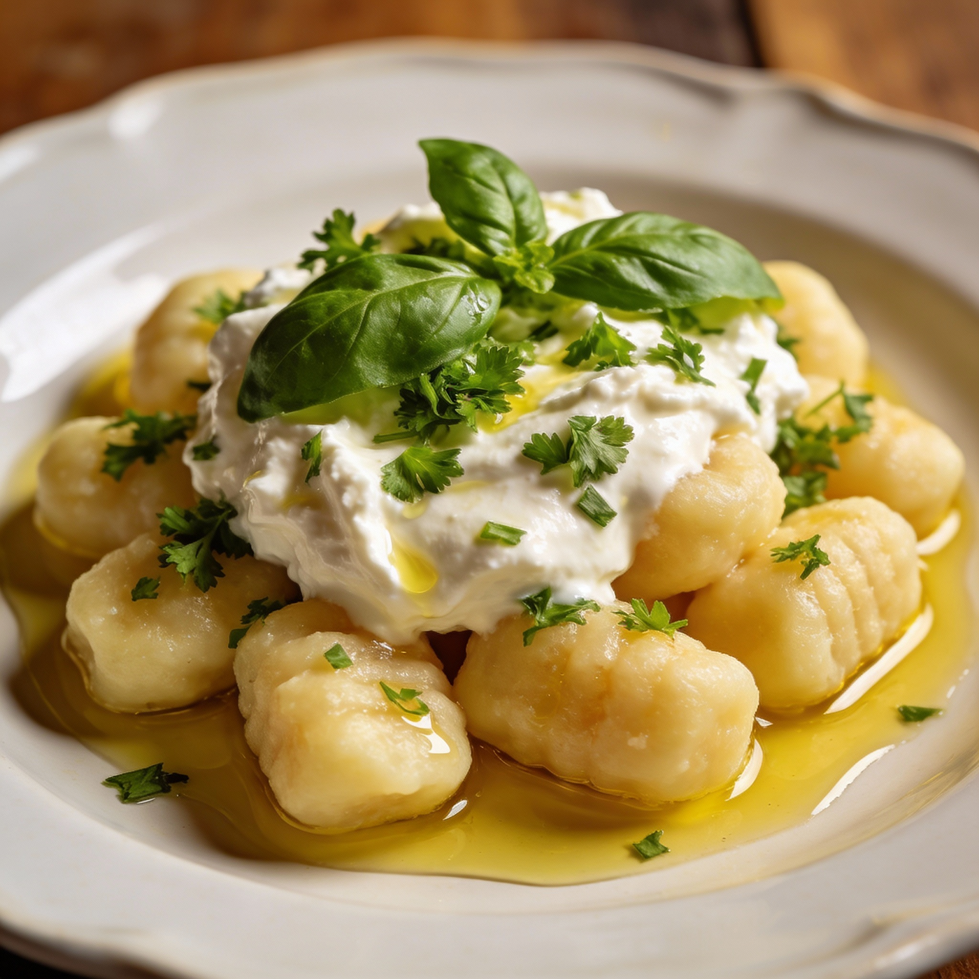 Gnocchis Ricotta Herbes