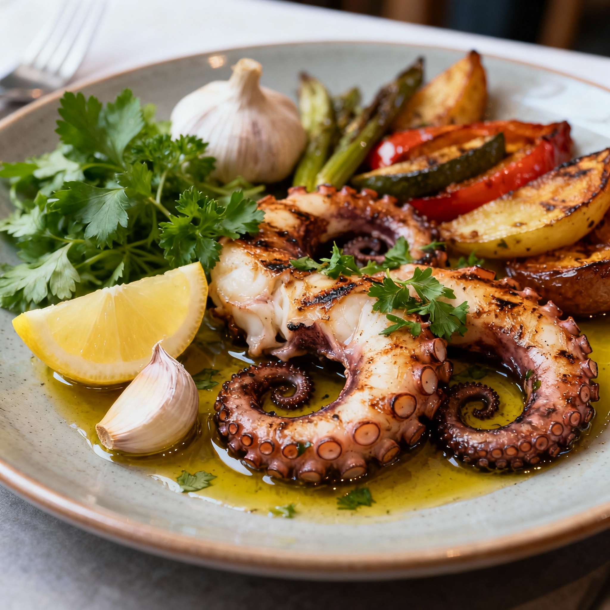 Poulpe Grillé Citron