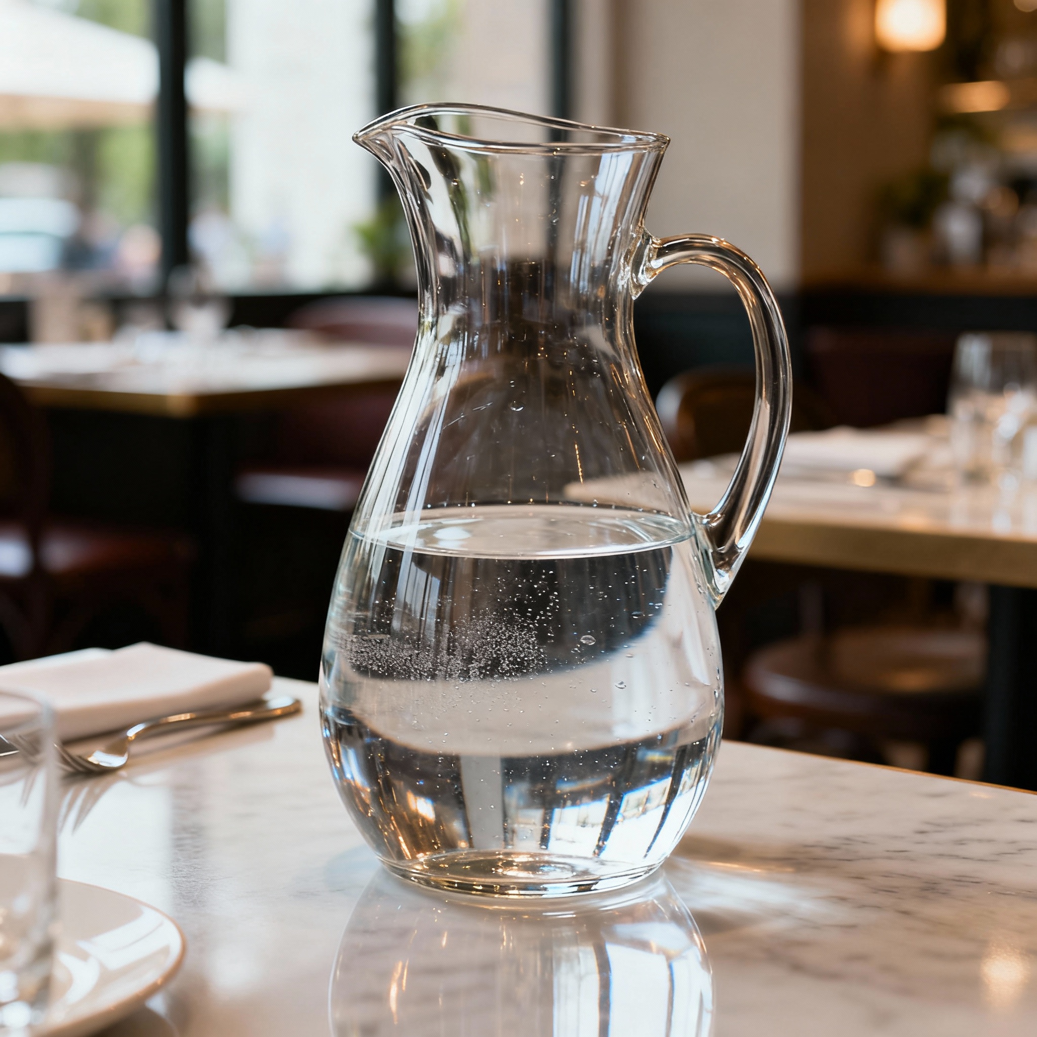 Eau minérale plate ou gazeuse