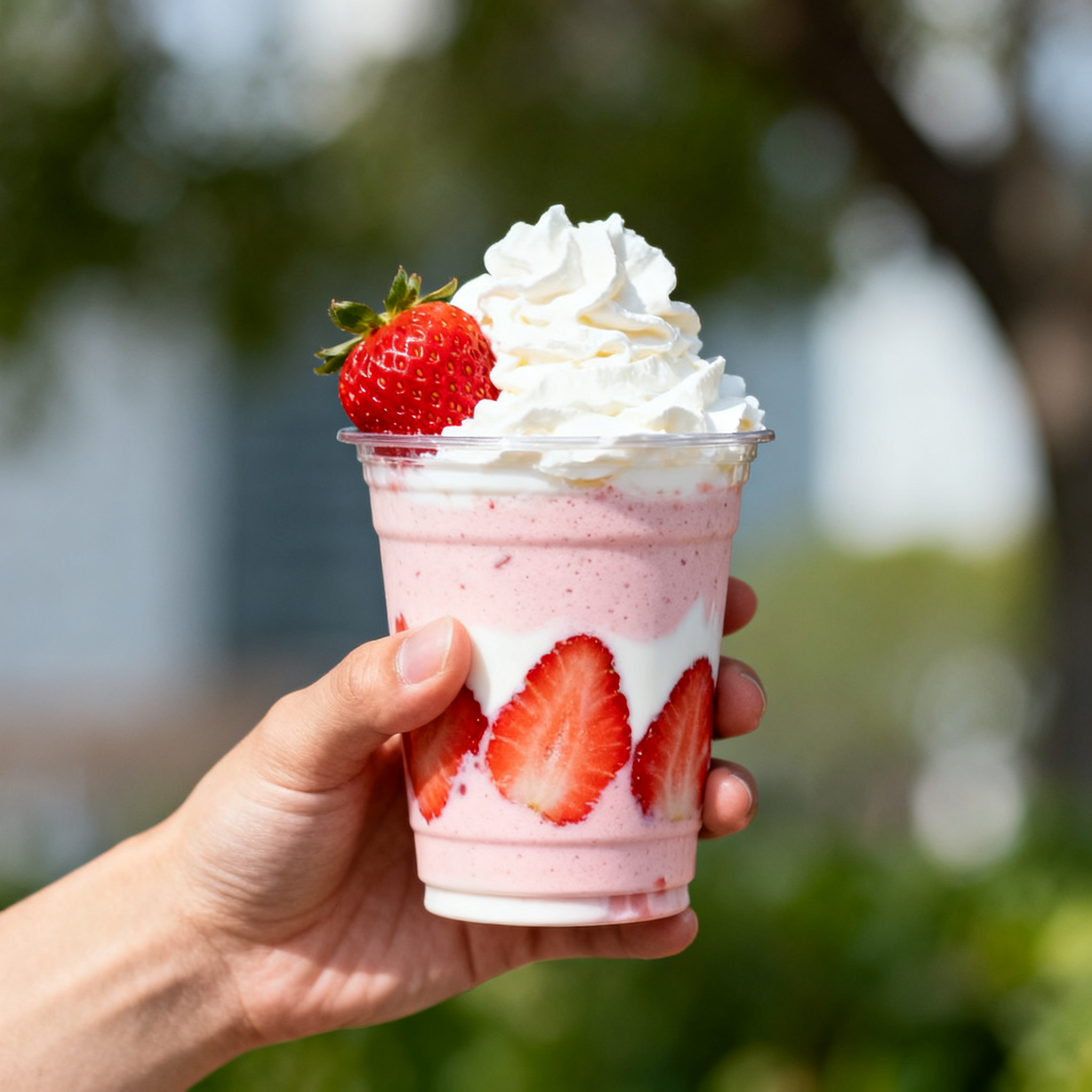 Milkshake Fraise Nostalgia