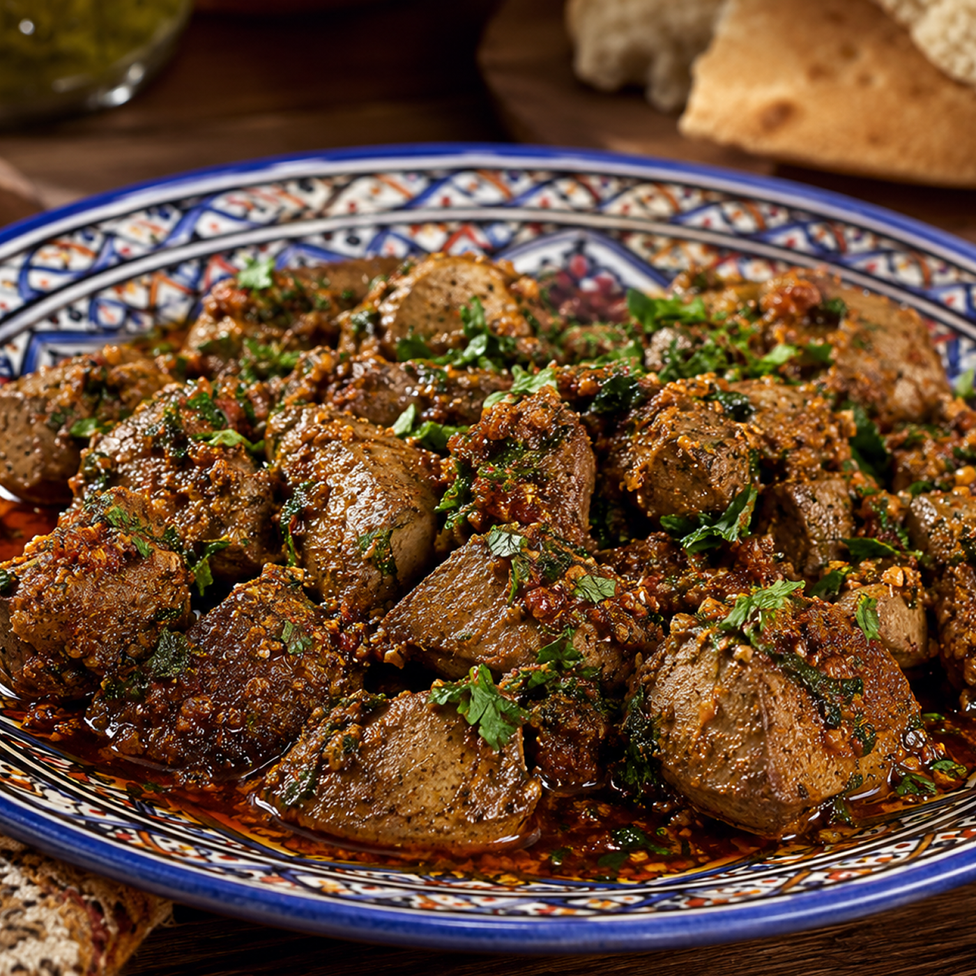 Kebda M'chermla (كبدة مشرملة)