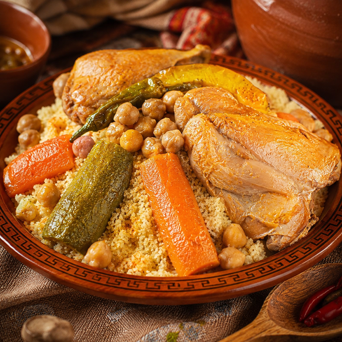 Couscous algérien (كسكس جزائري)