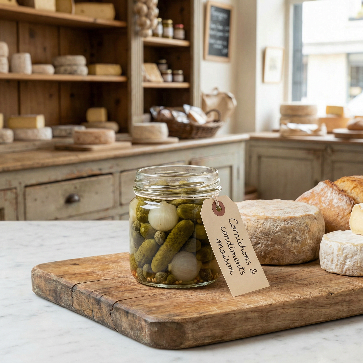 Cornichons & condiments maison