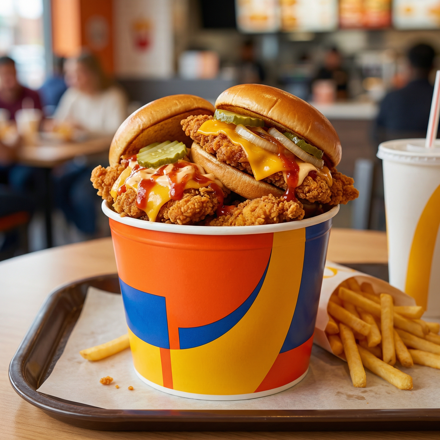 Le Burger Smash Poulet