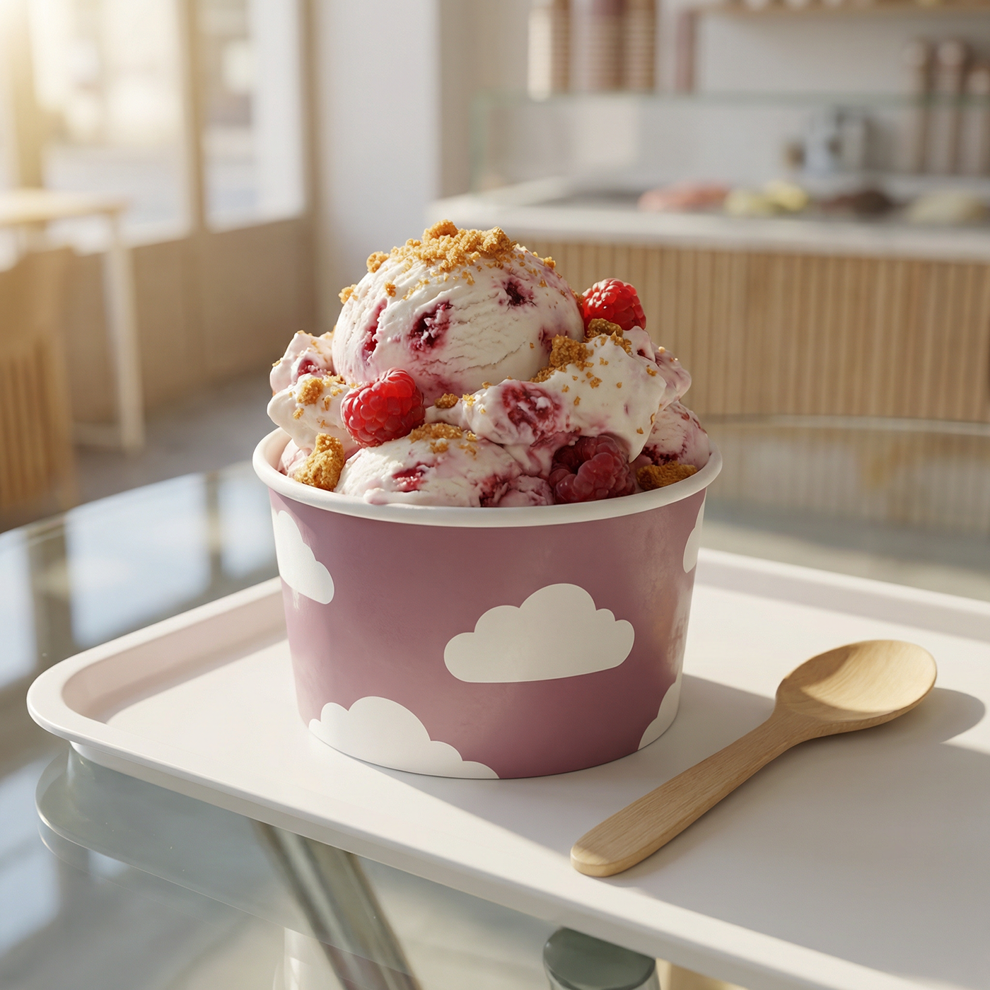 Fromage Blanc Fruit Rouges