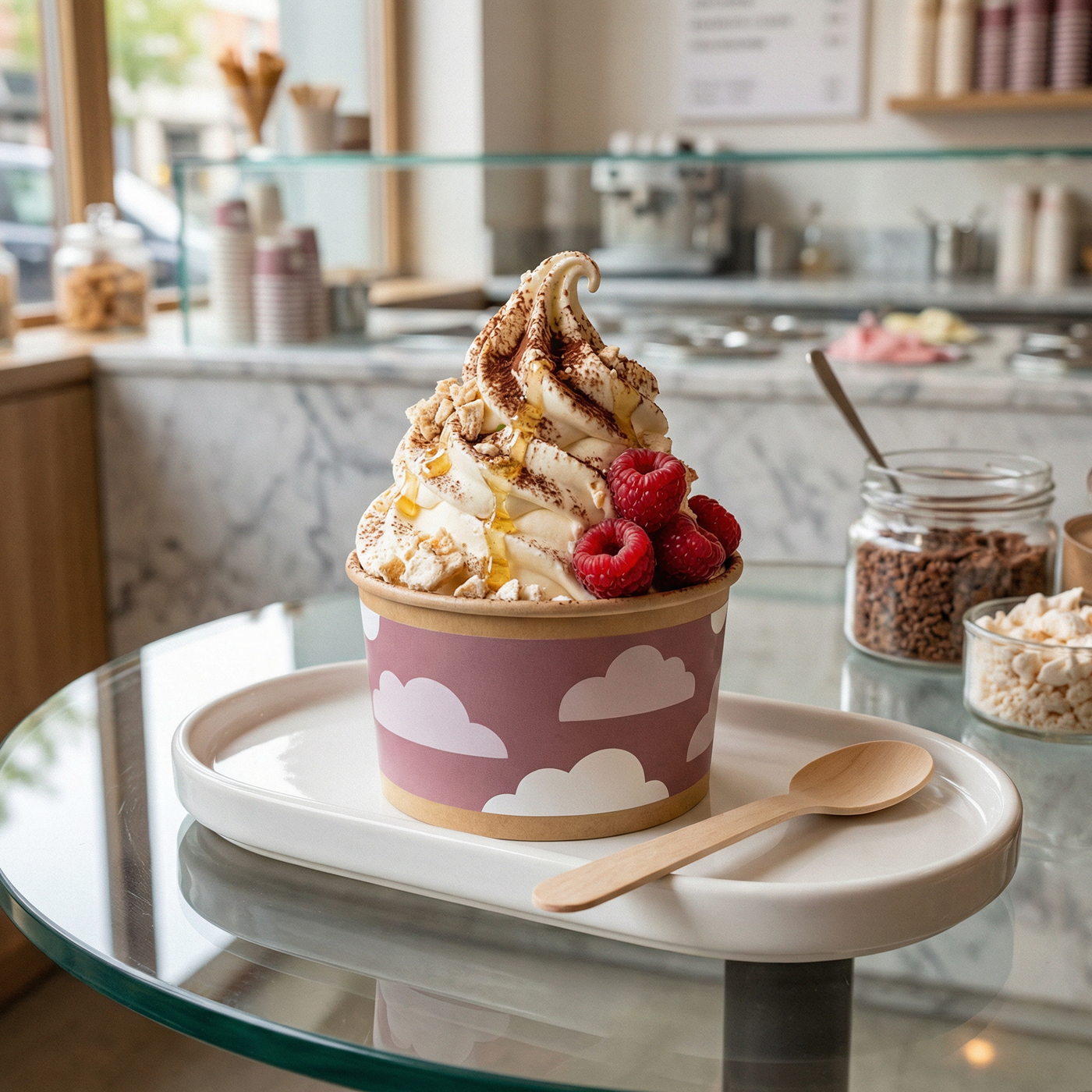 Meringue Framboise Chocolat