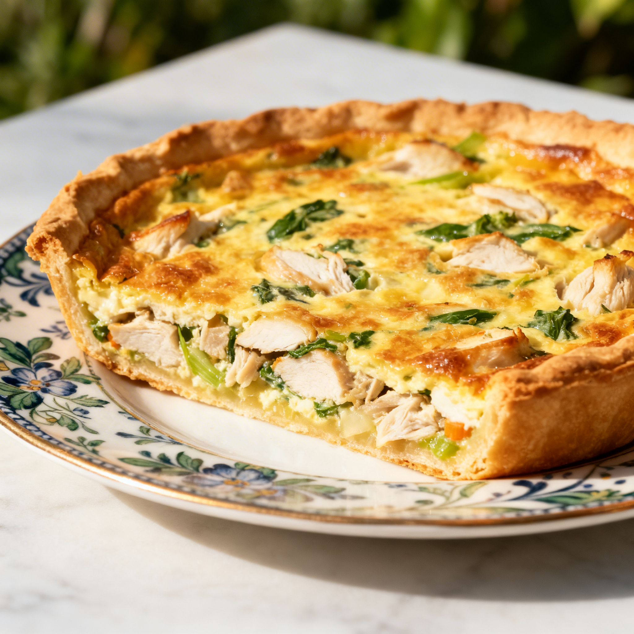 Quiche au Poulet