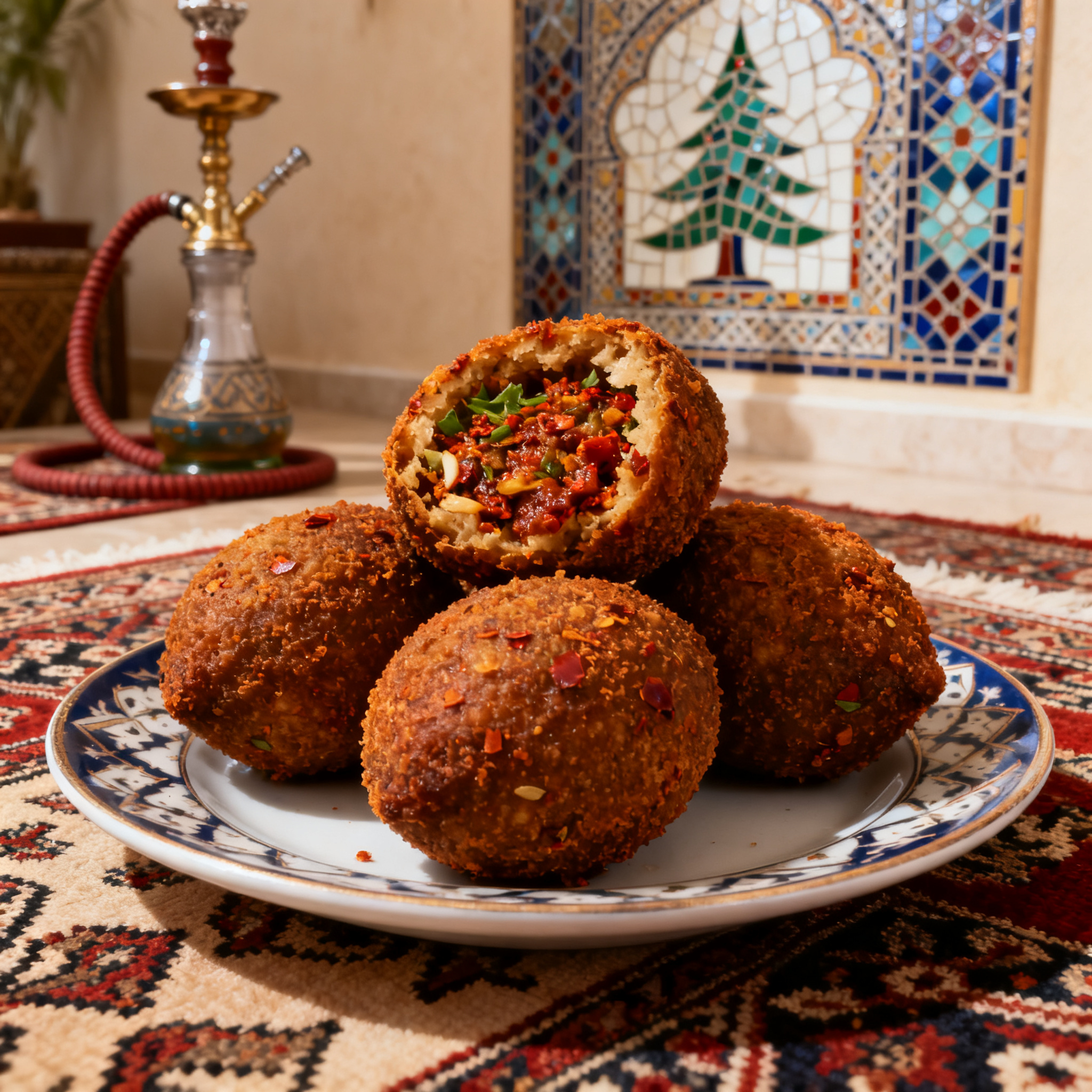 Kibbeh Frit Boulettes Épicées (x3)
