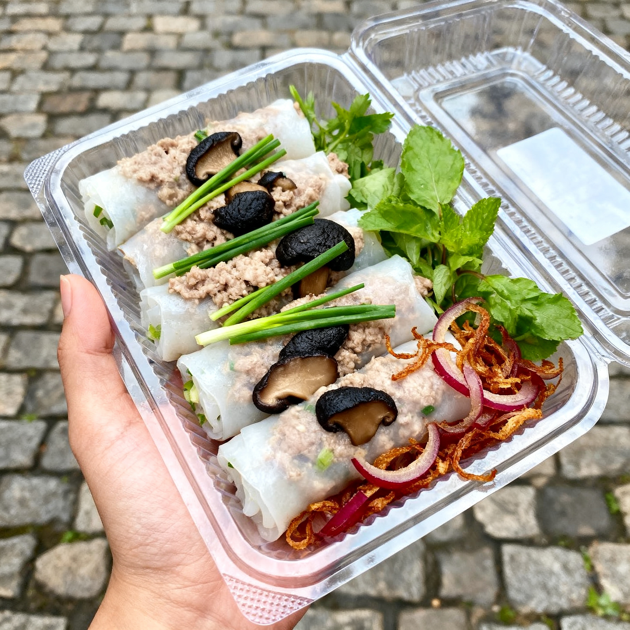 Bánh Cuốn Crêpe Vapeur Porc