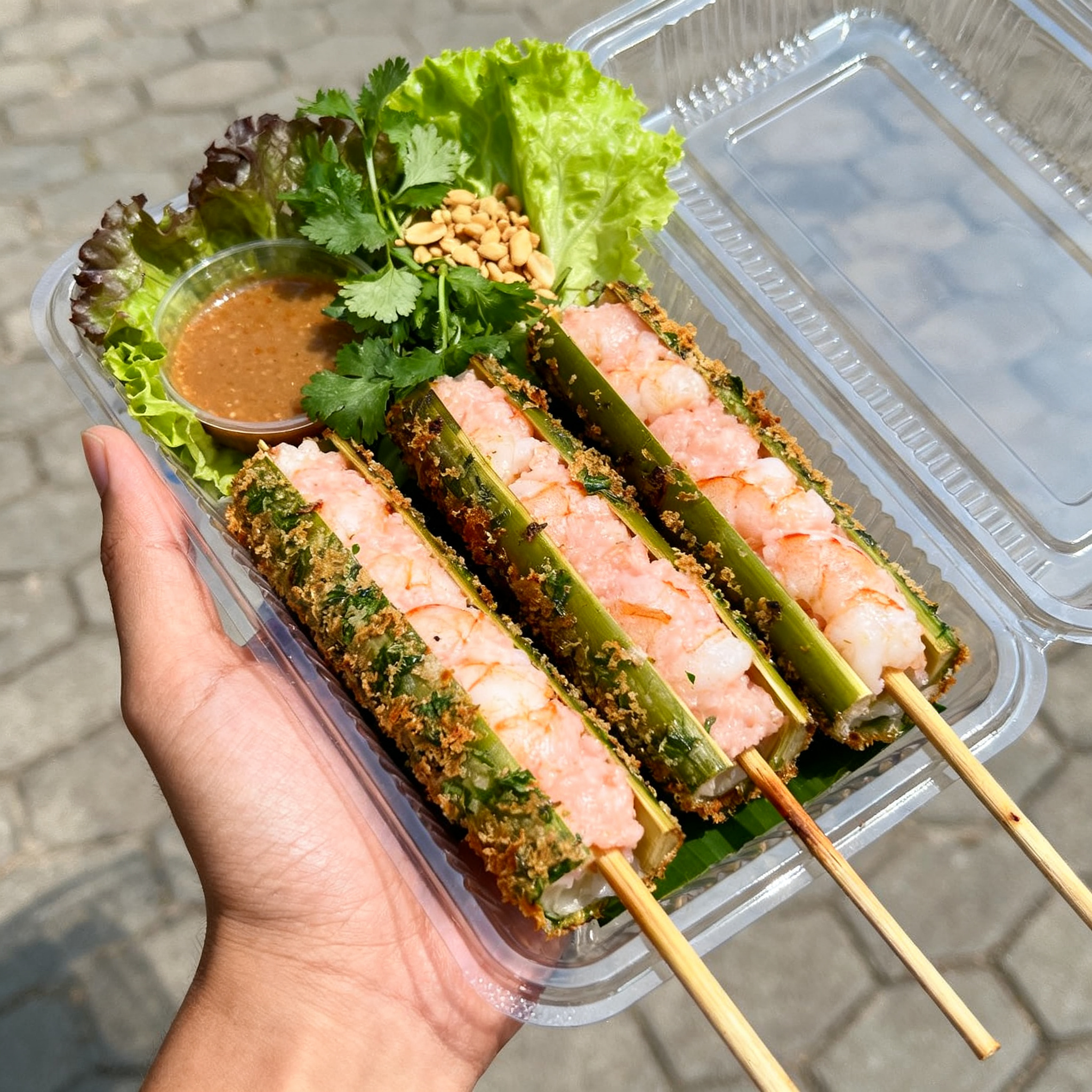 Chạo Tôm Crevette Canne Sucre (x3)