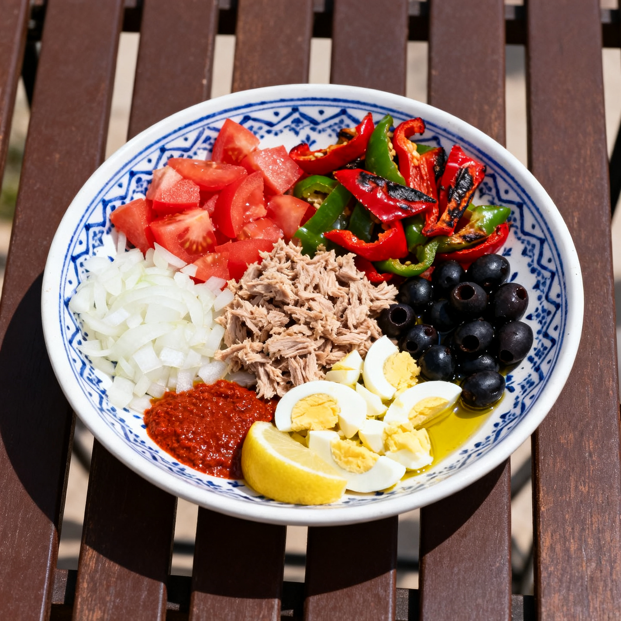 Salade Méchouia Grillée