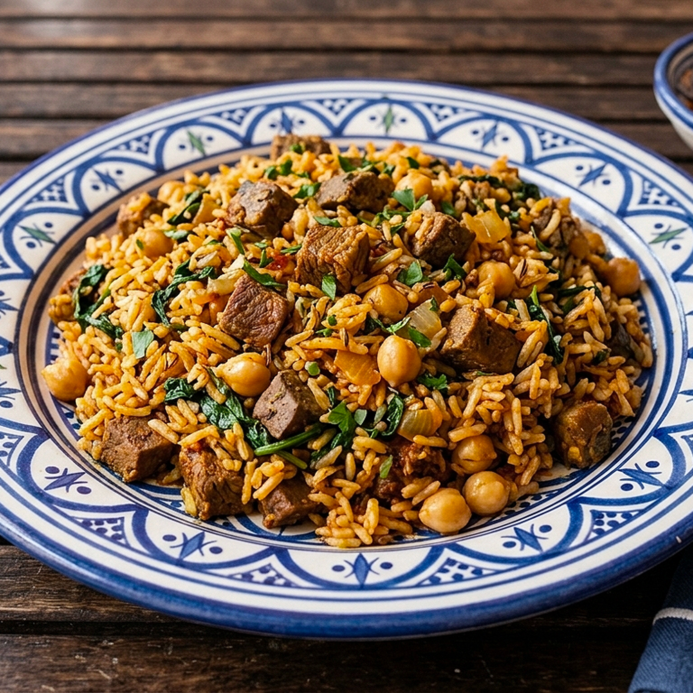 Riz Djerbien Viande