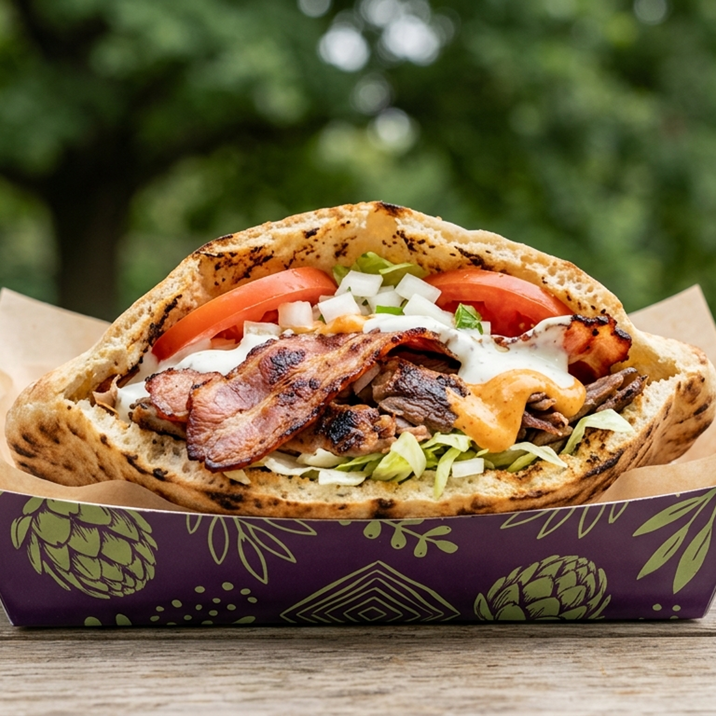 Le Kebab Bacon Croustillant