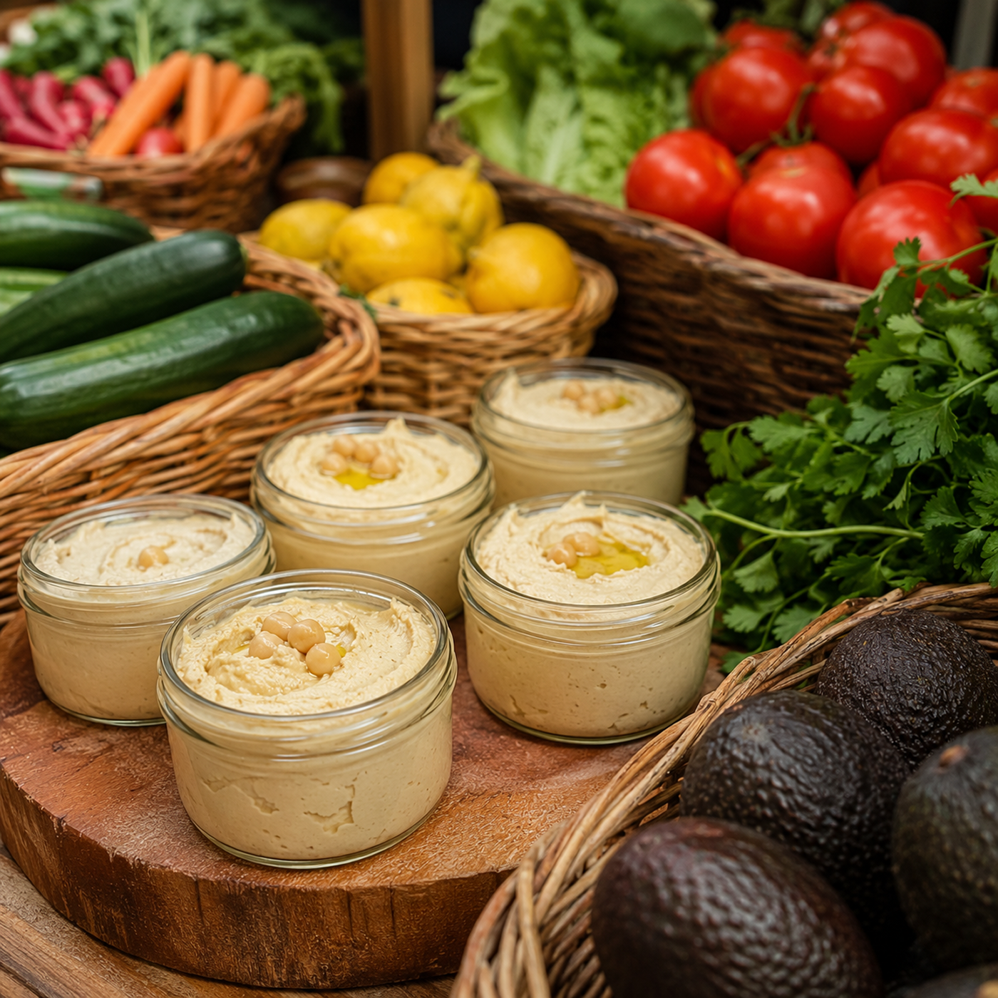 Houmous pois chiche €/ pot 200gr