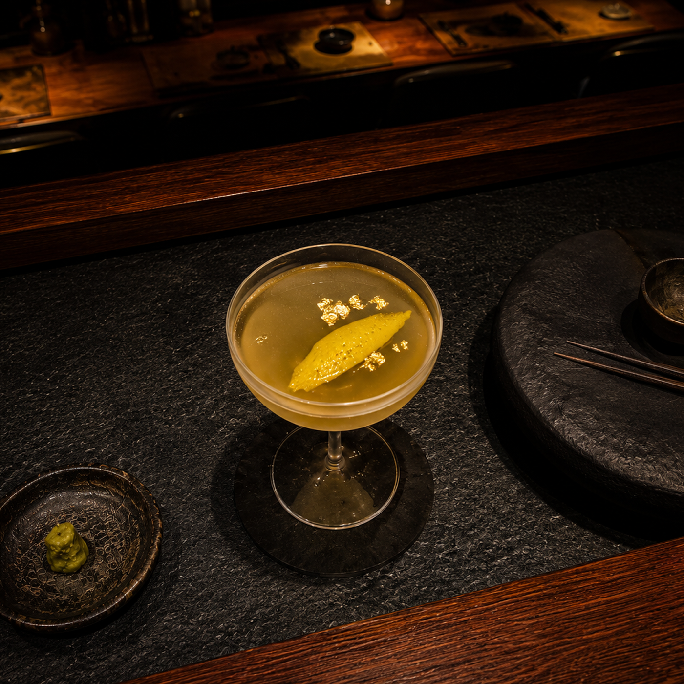 Golden Yuzu (verre)