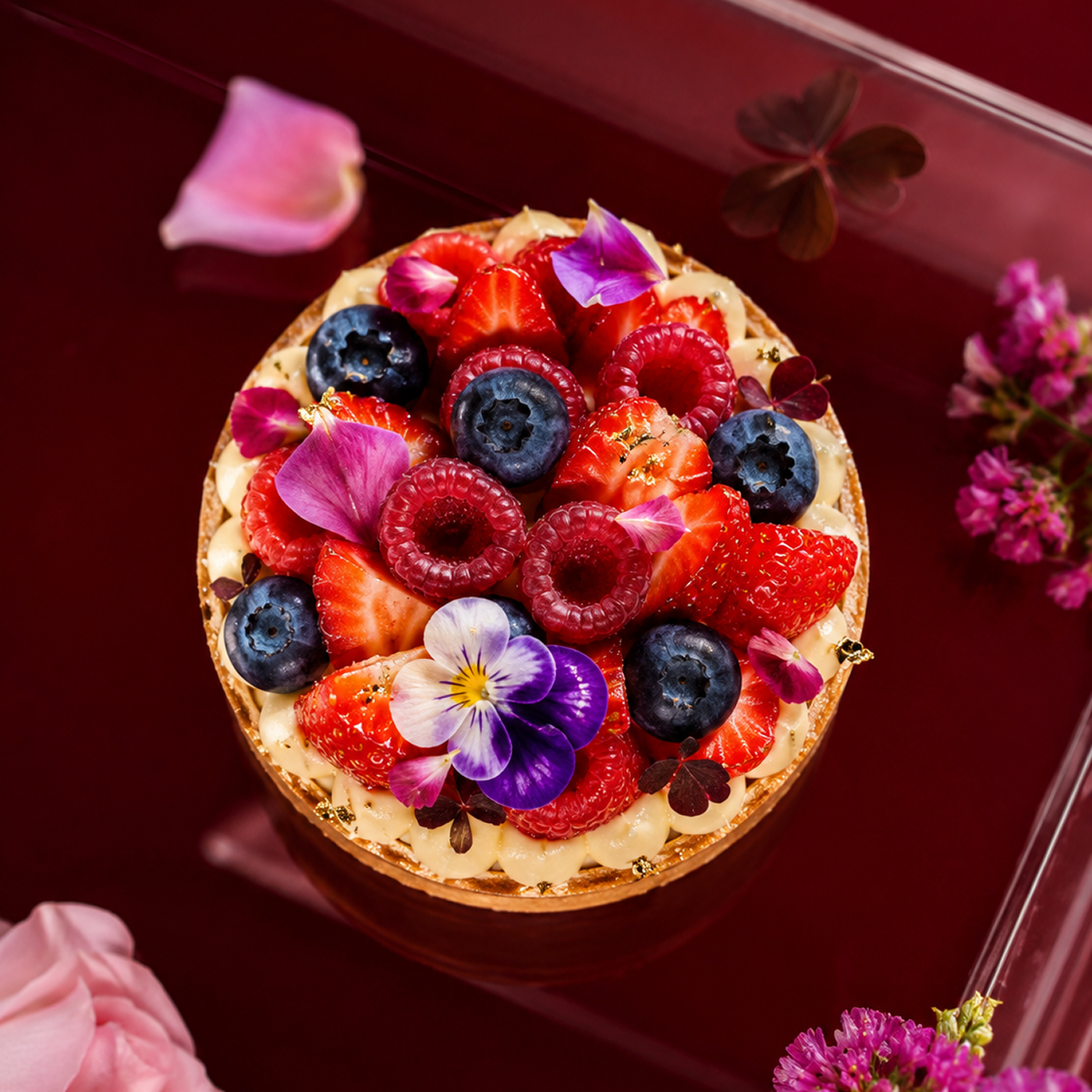 Mini tartelette aux fruits rouges
