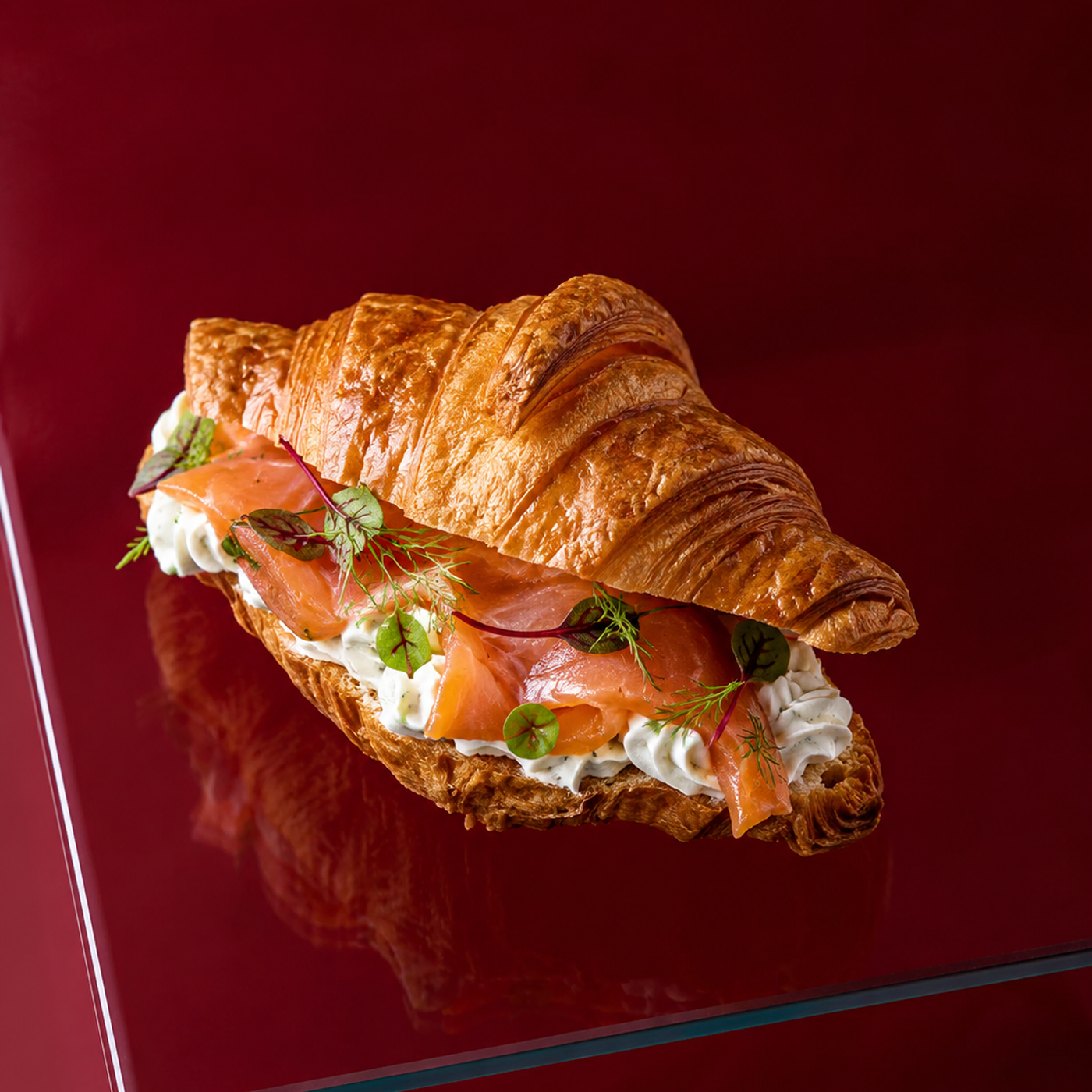 Croissant garni chic