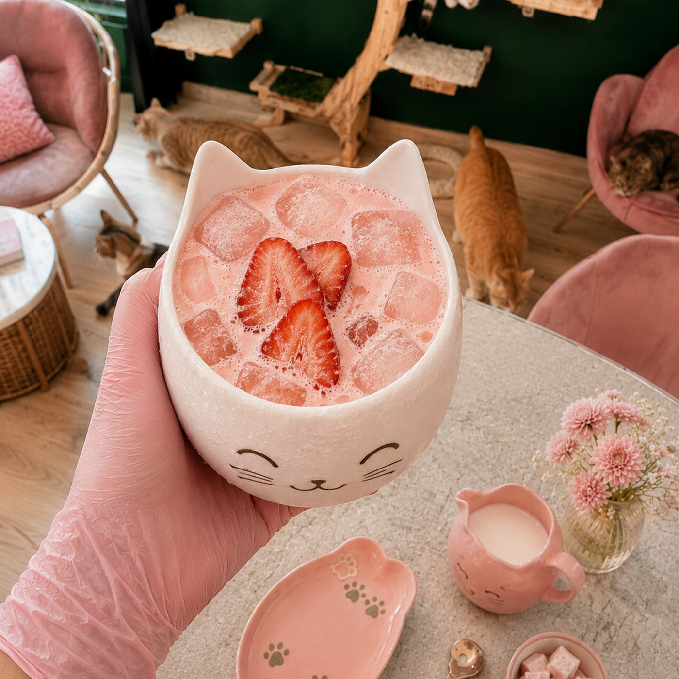 Lait Fraise Minette