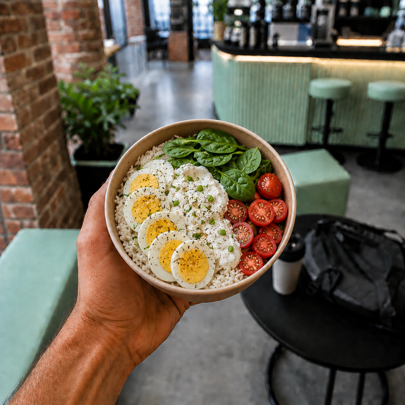 Egg Power Bowl (35 g protéines)